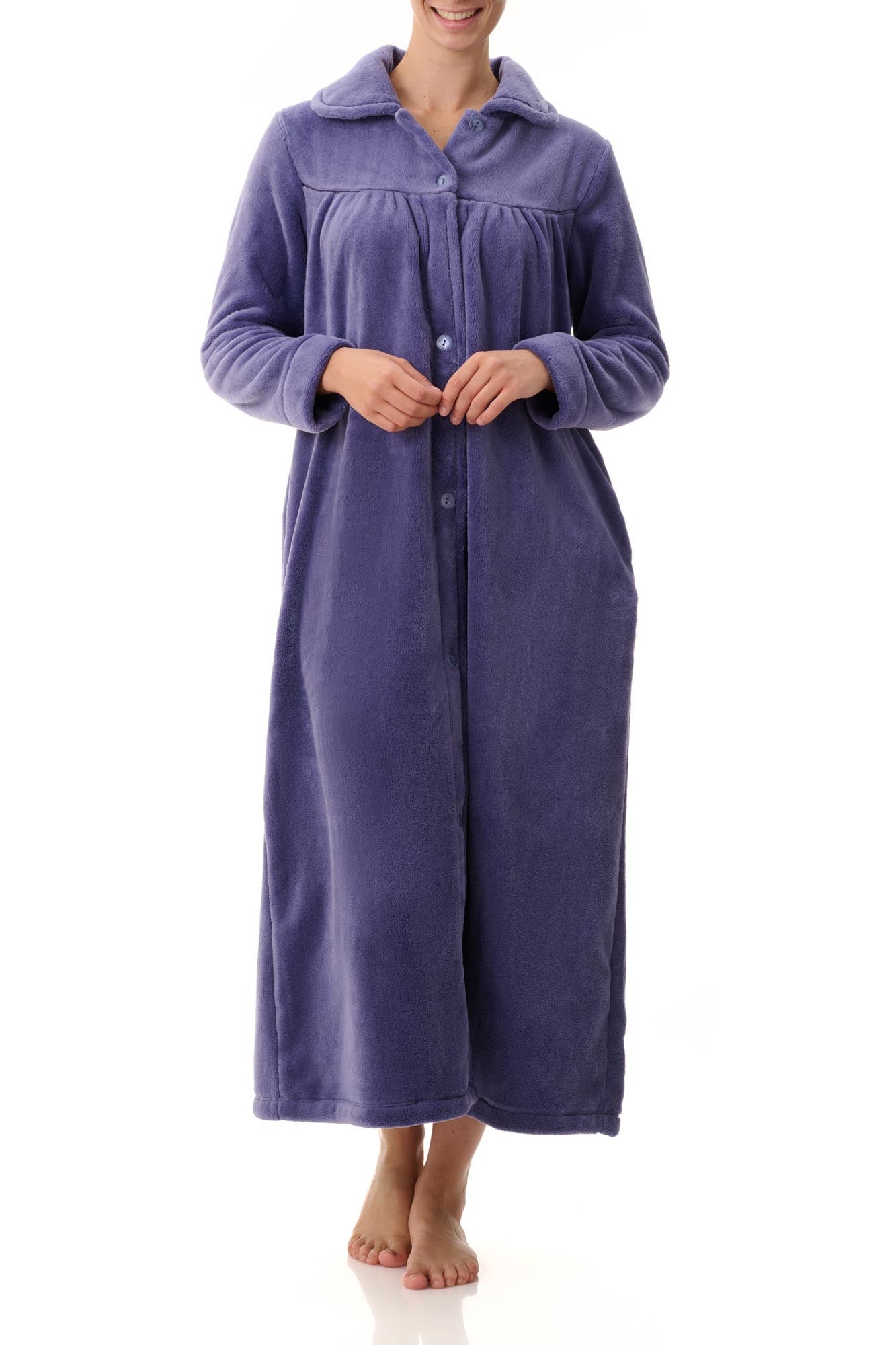 3GL40 - Long button gown