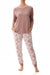 3LZ08G - Ski pyjama plain modal  top