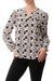 3VJ16P - Pinnacle button front blouse
