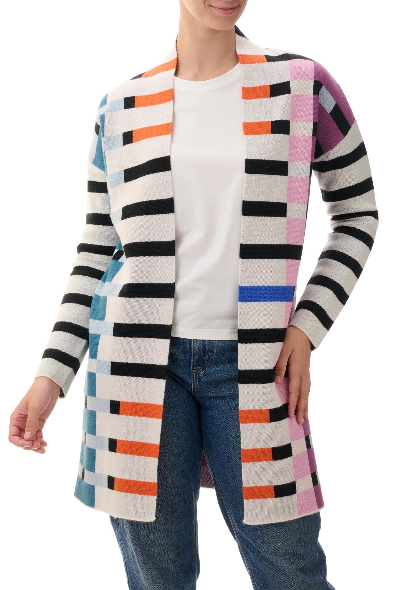 3WA028 - Stripe cardigan