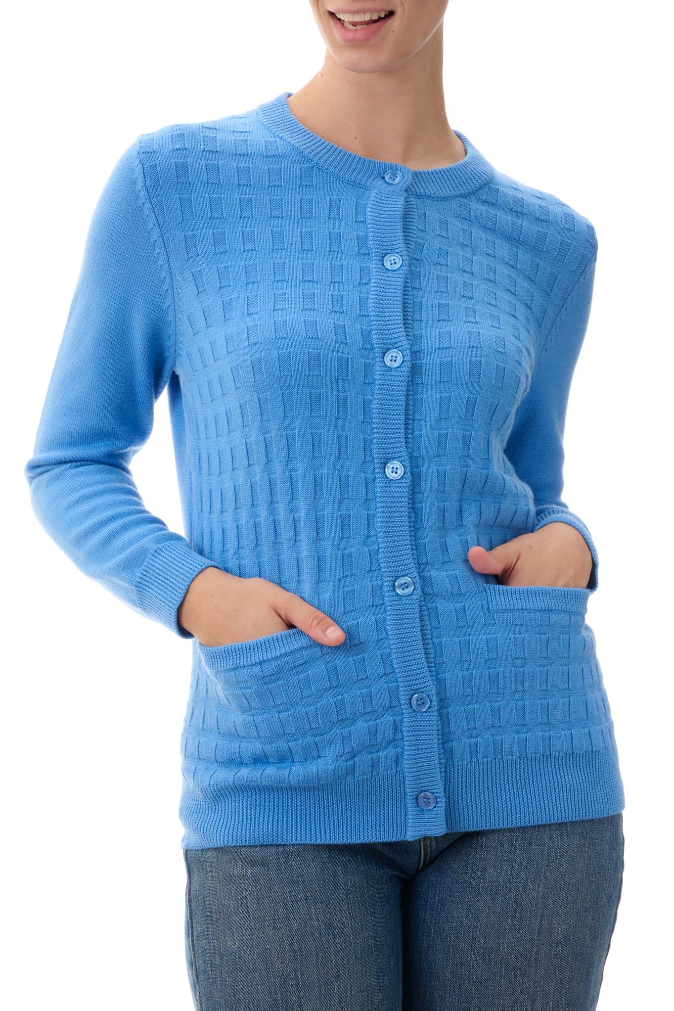 Pattern front cardigan