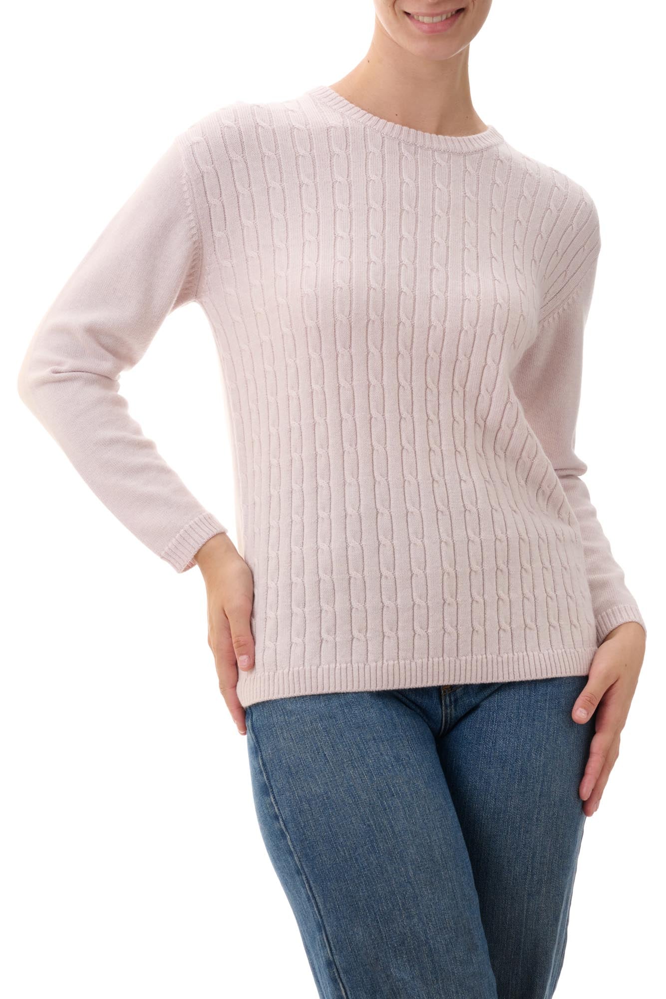 Cable pattern jumper