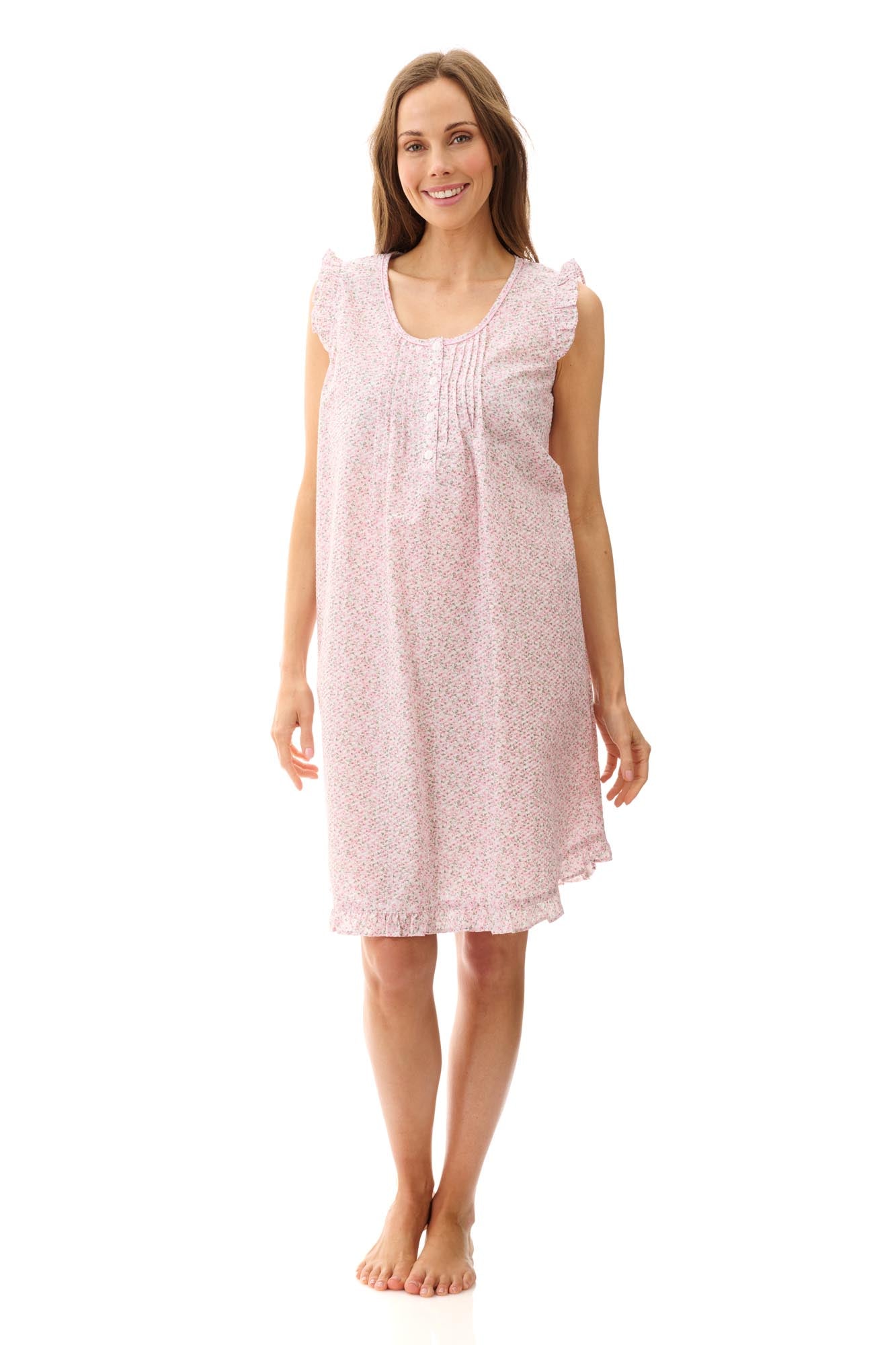 4CU14D - Sleeveless short nightie