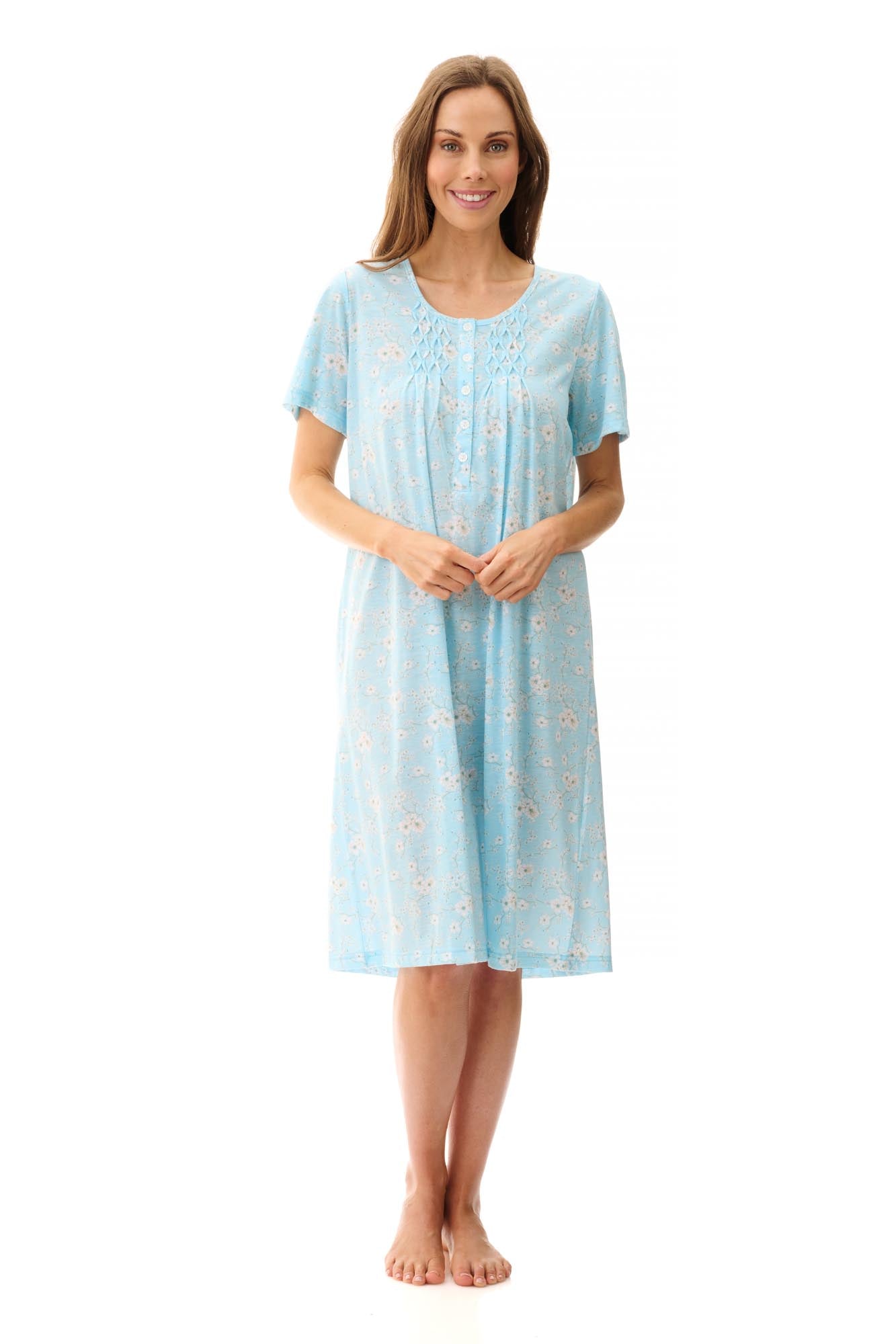 4HP63D - Short sleeve short nightie