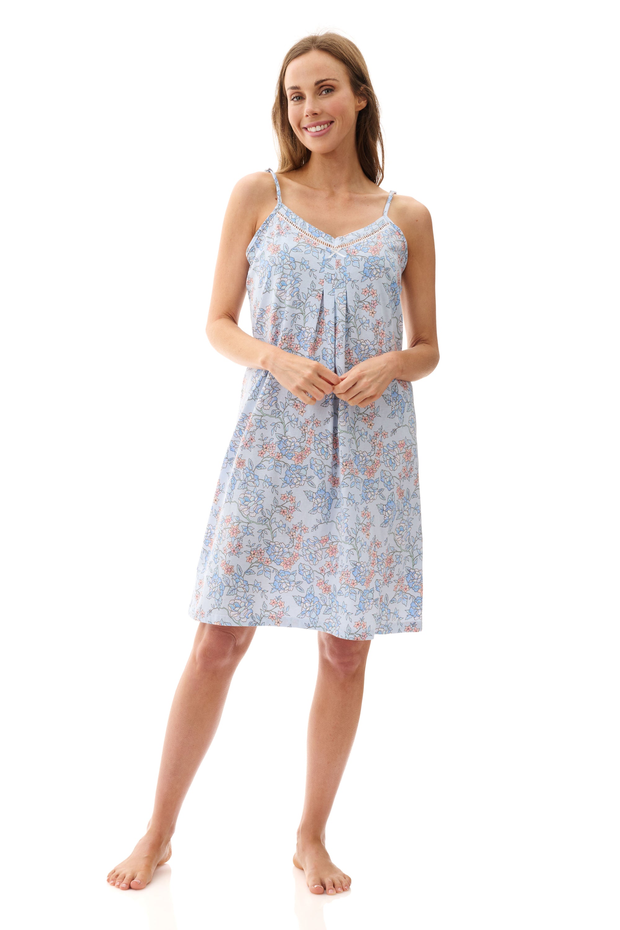 4LP27Q - Sleeveless short nightie