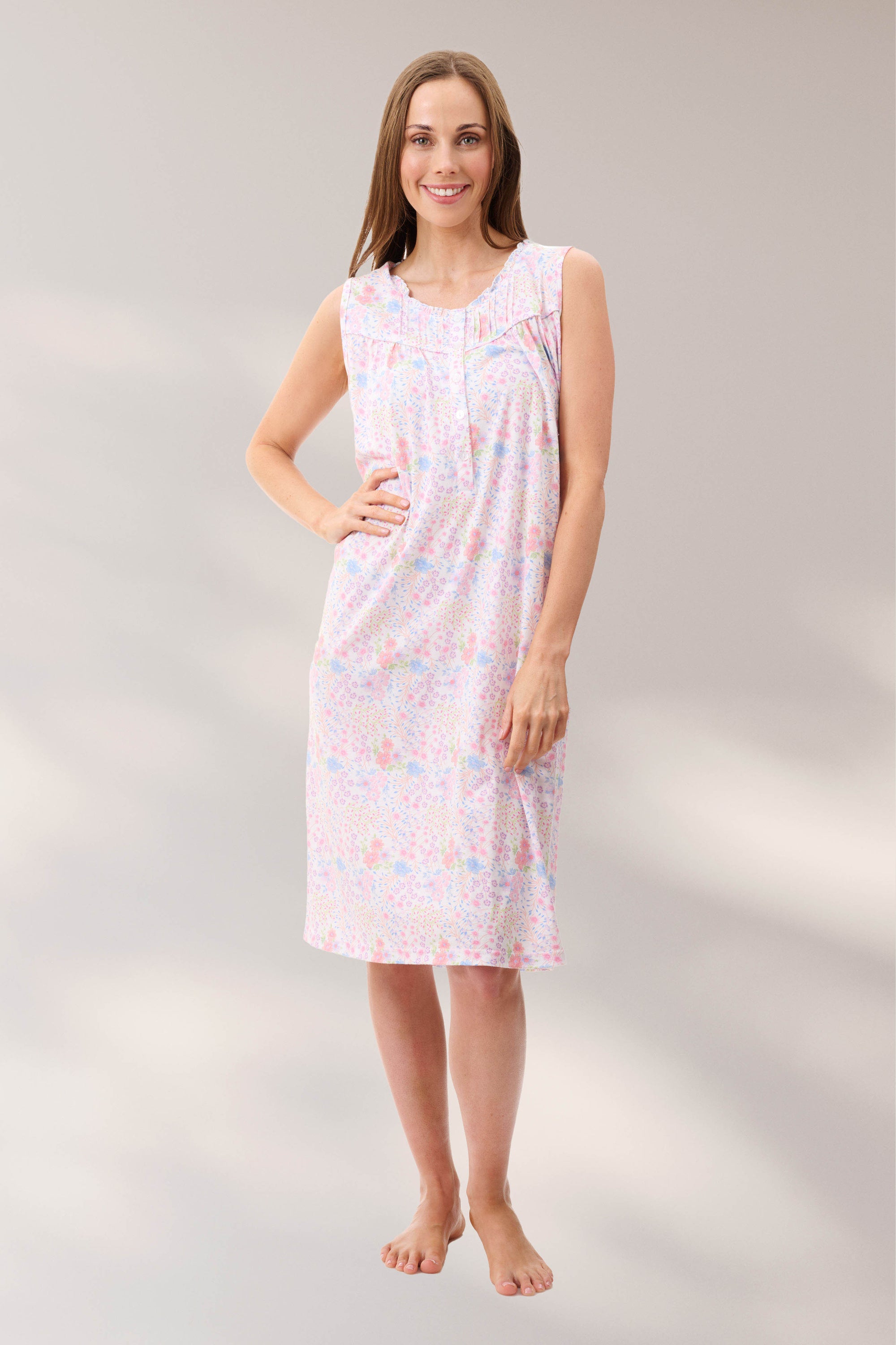 4LP30V - Short sleeve short nightie