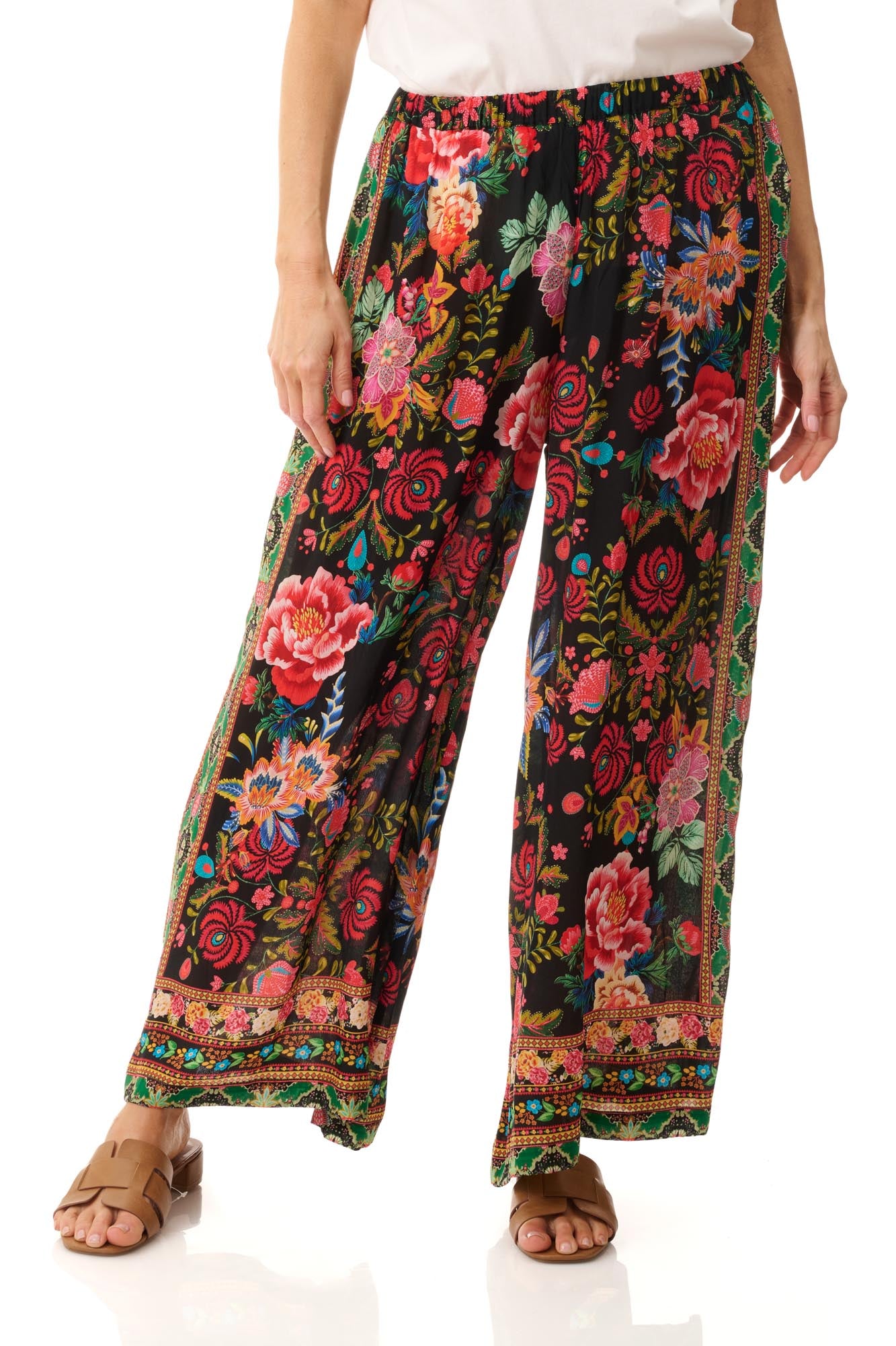 4MV102B - Blackwater print pant