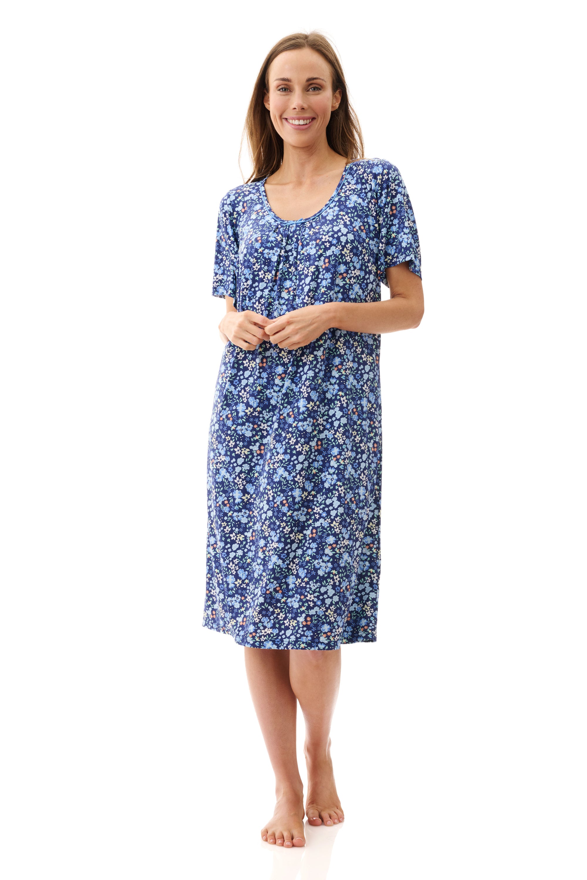 4PP19H - Short sleeve short nightie