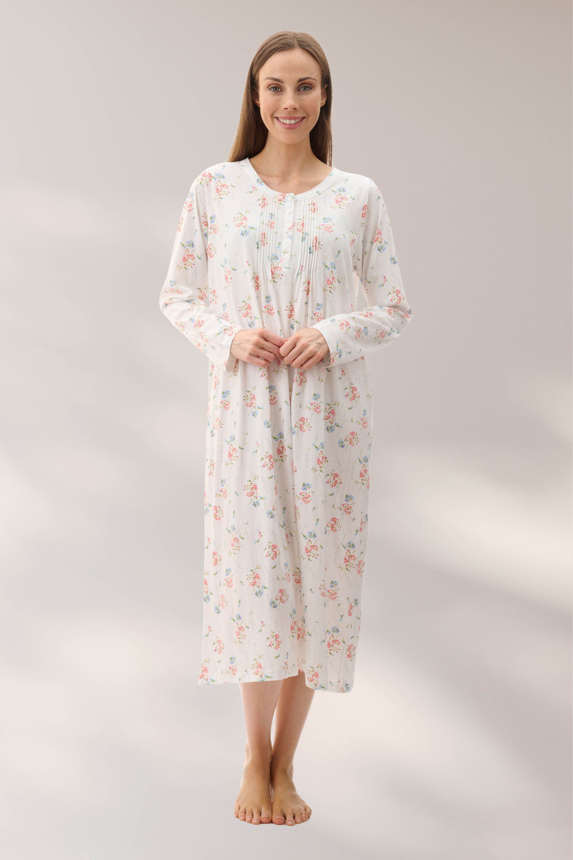 5LP43V - Vera Mid length nightie