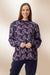 5MV05K - Kings high neck blouse