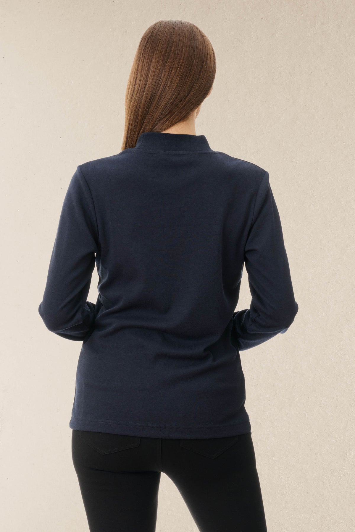 Mock turtle neck skivvy