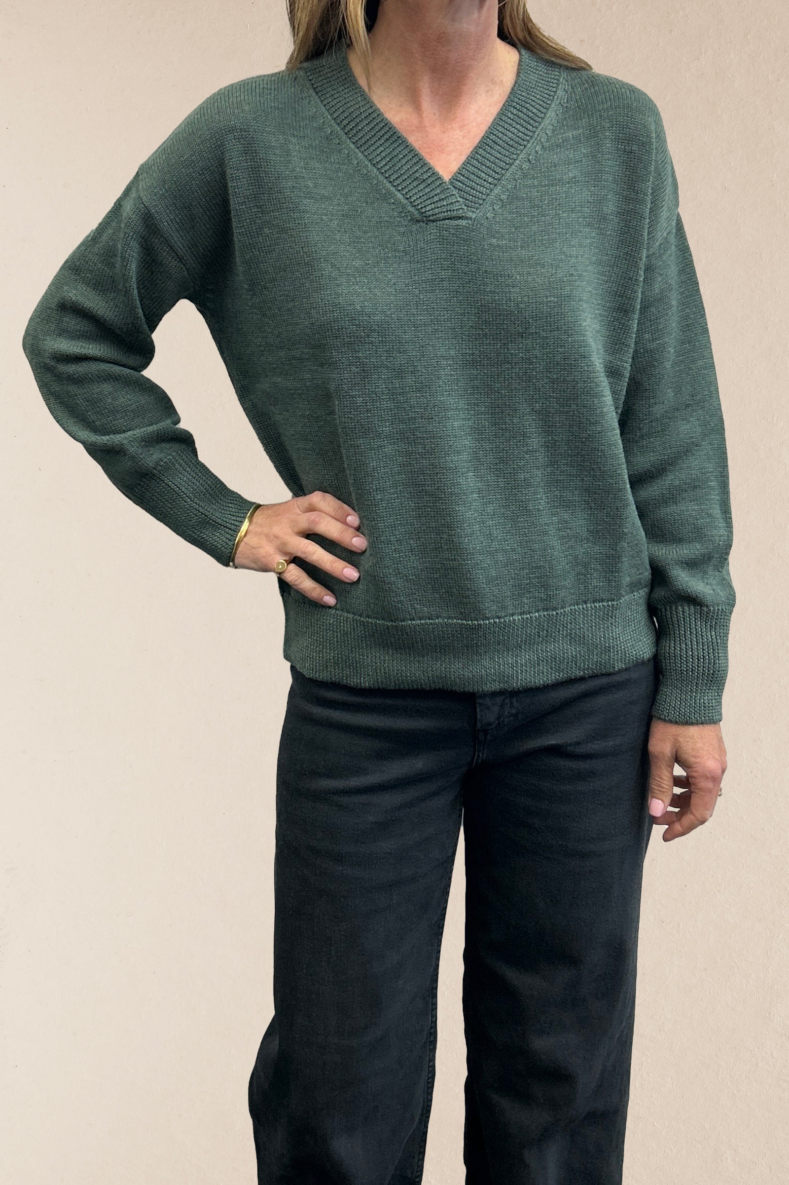 V-neck jumper