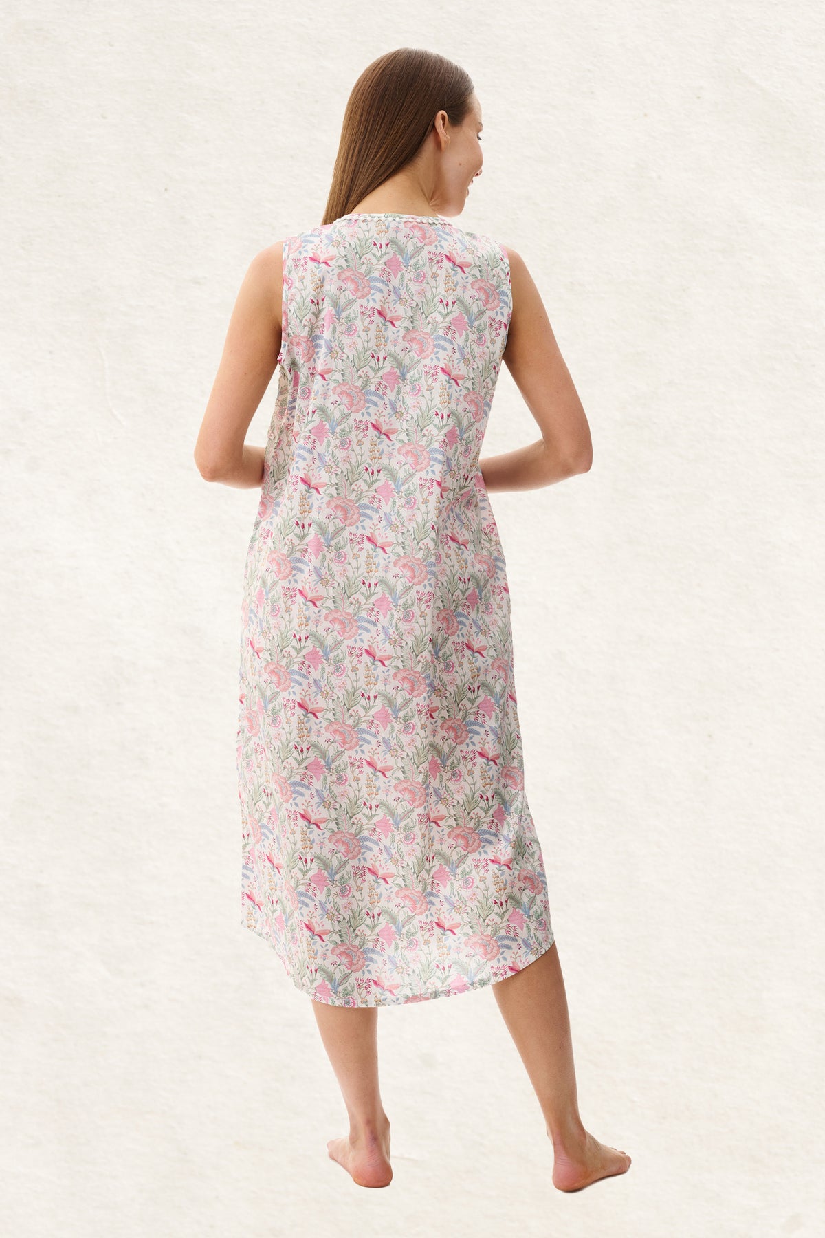 6AC08V - Viviene Mid Length Nightie