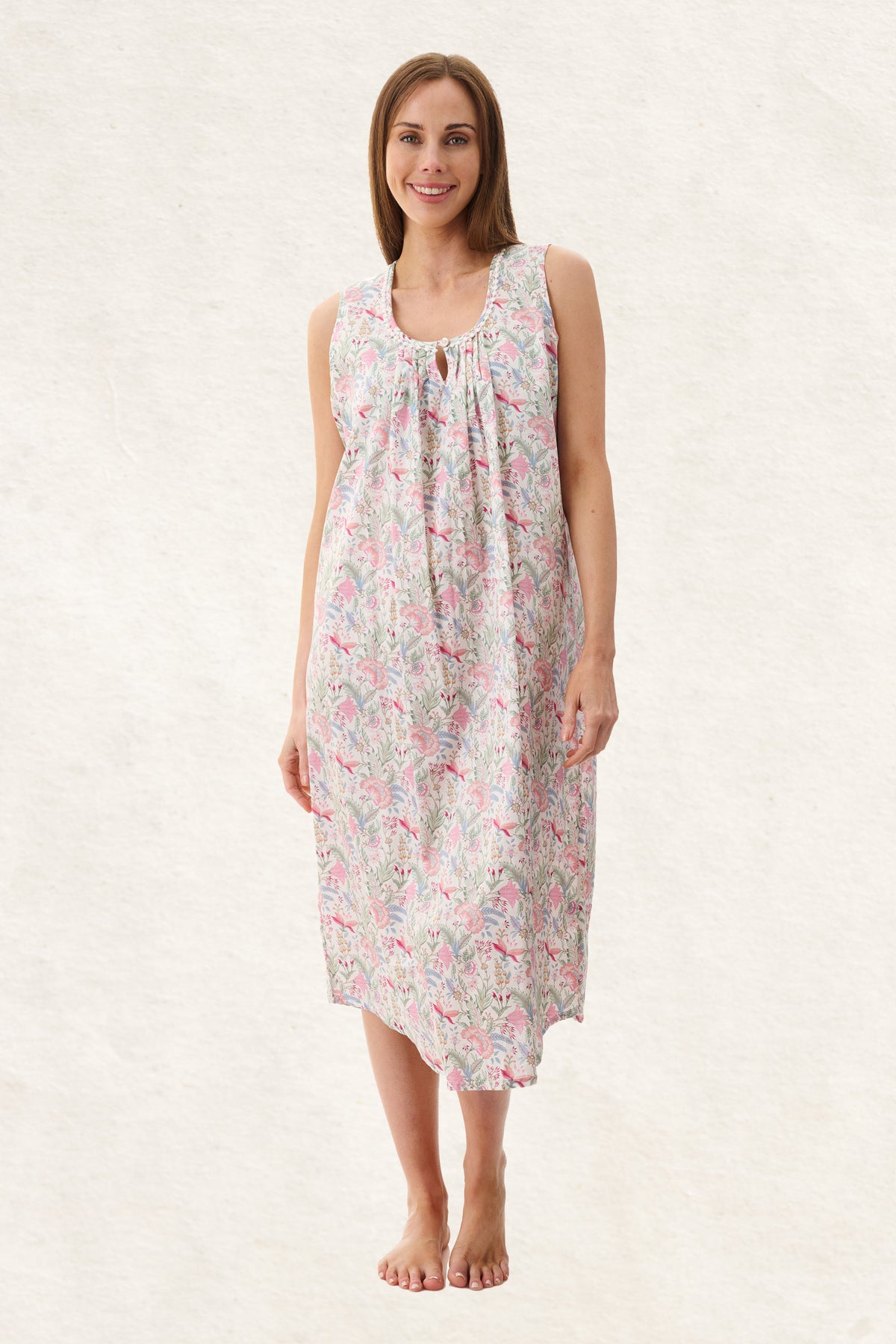 6AC08V - Viviene Mid Length Nightie