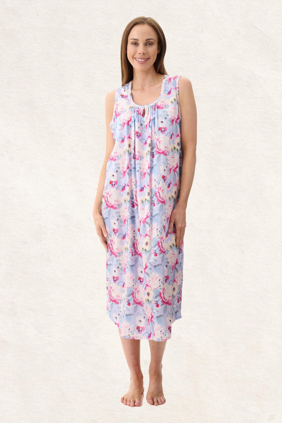 6AC08W - Wendy Mid Length Nightie