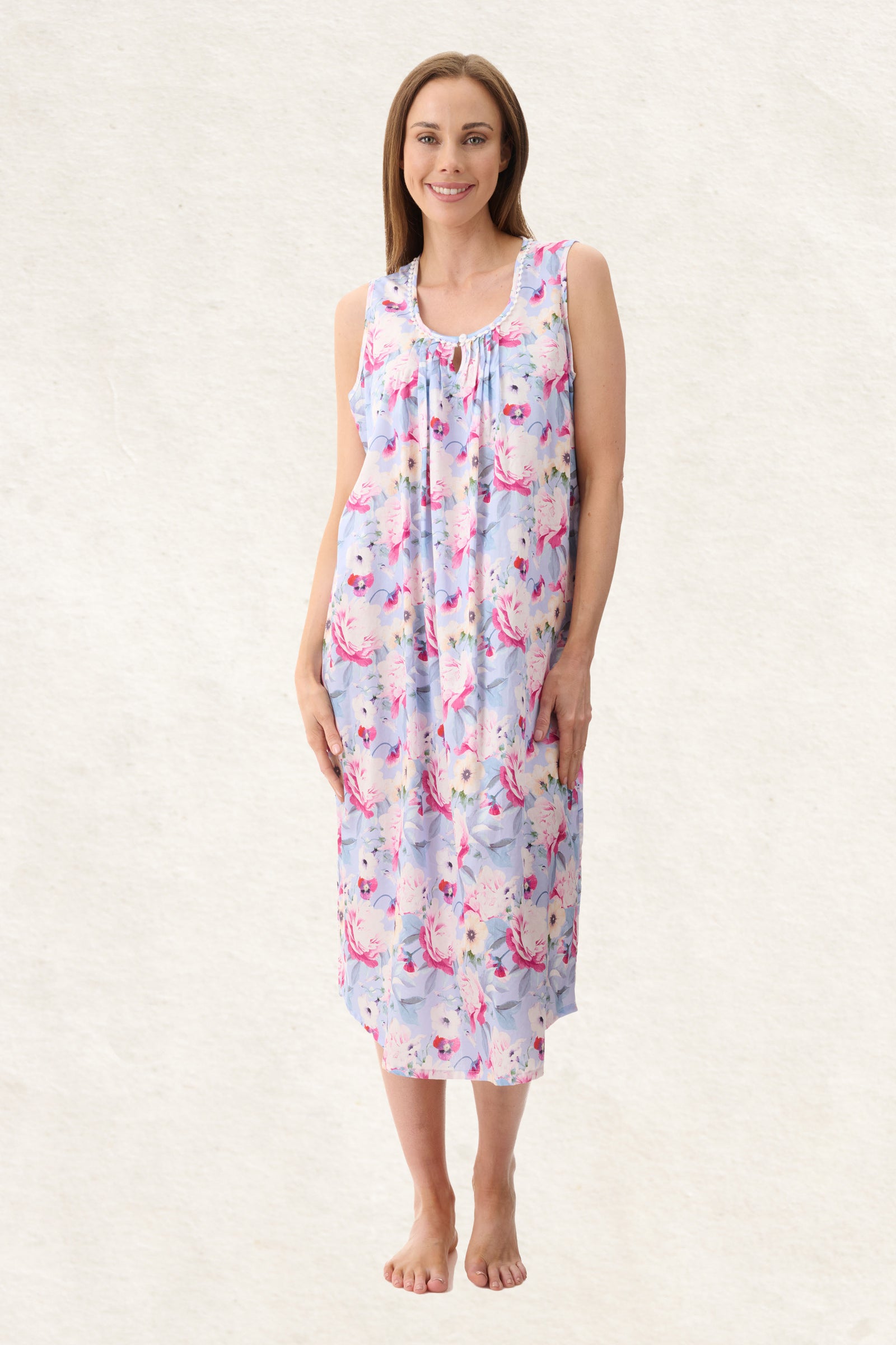 6AC08W - Wendy Mid Length Nightie