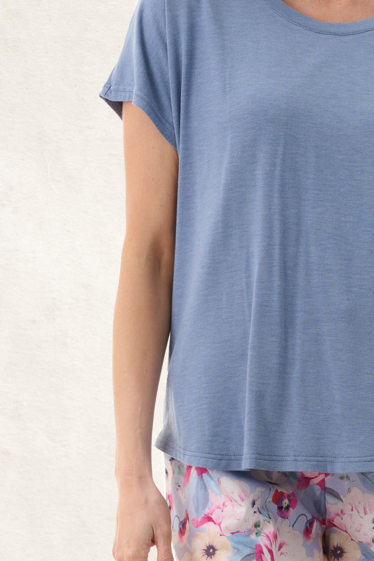 6AC66W - Wendy Knit Top Short Pyjama