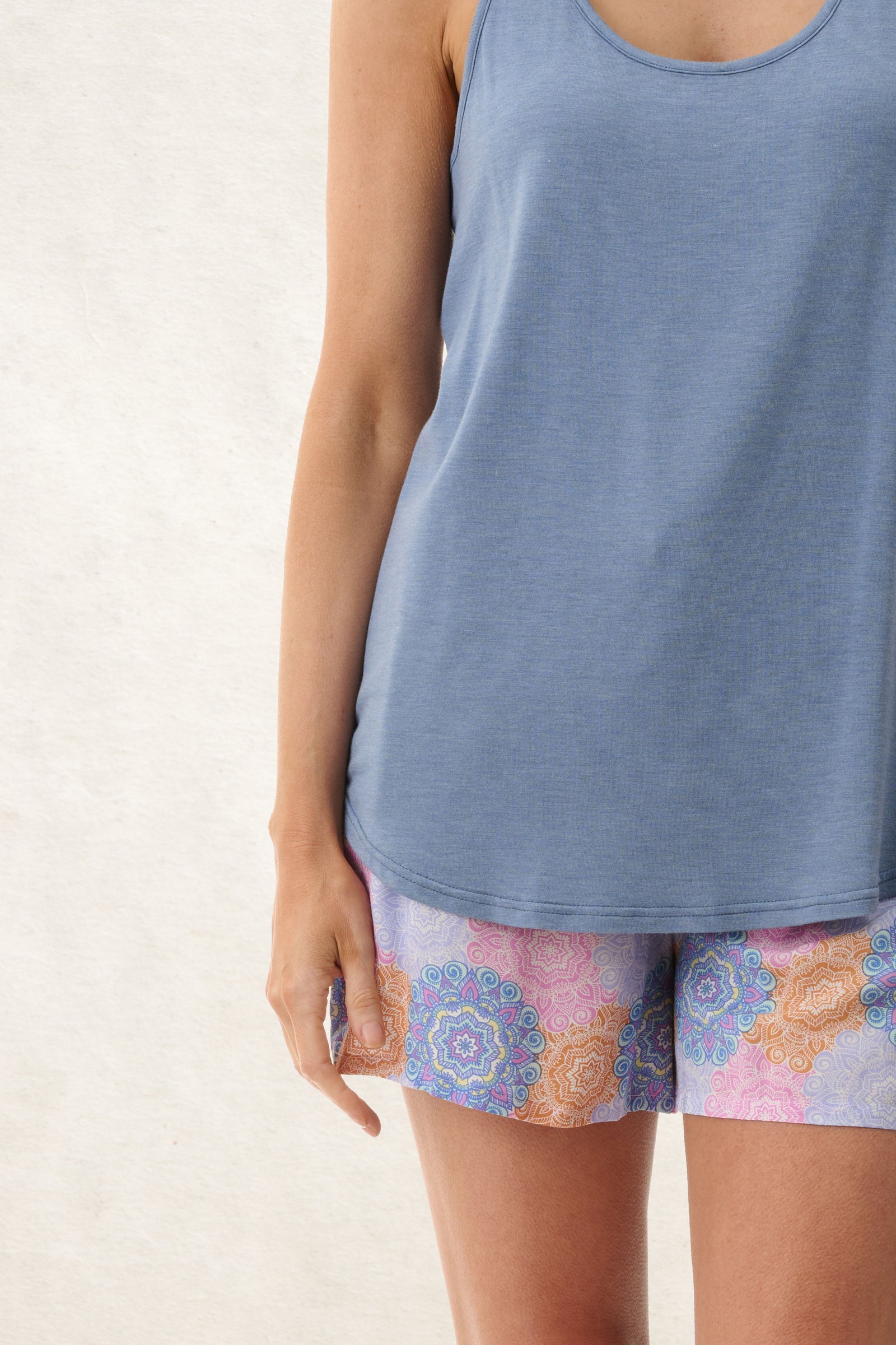 6AF02K - Kendall Knit Racer Short Pyjama