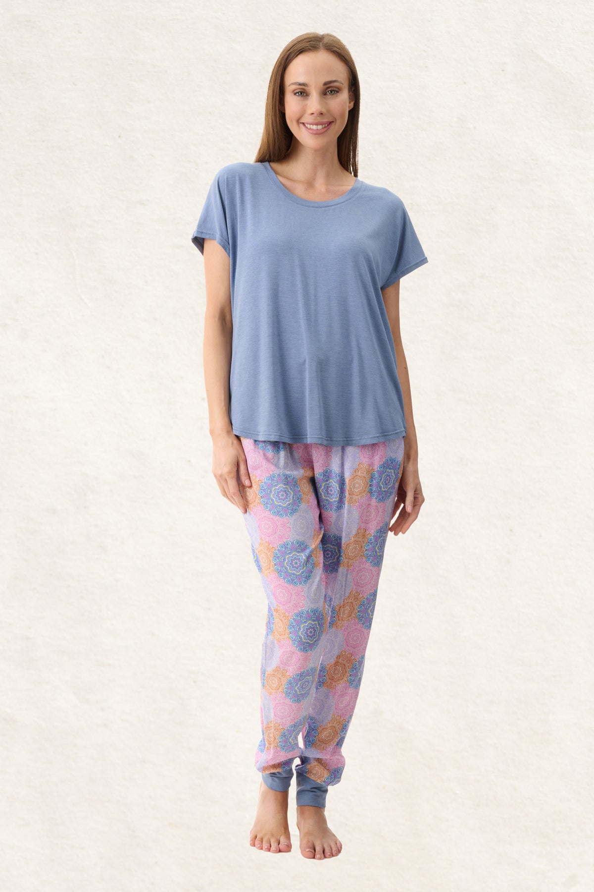 6AF77K - Kendall Knit Top Ski Pyjama