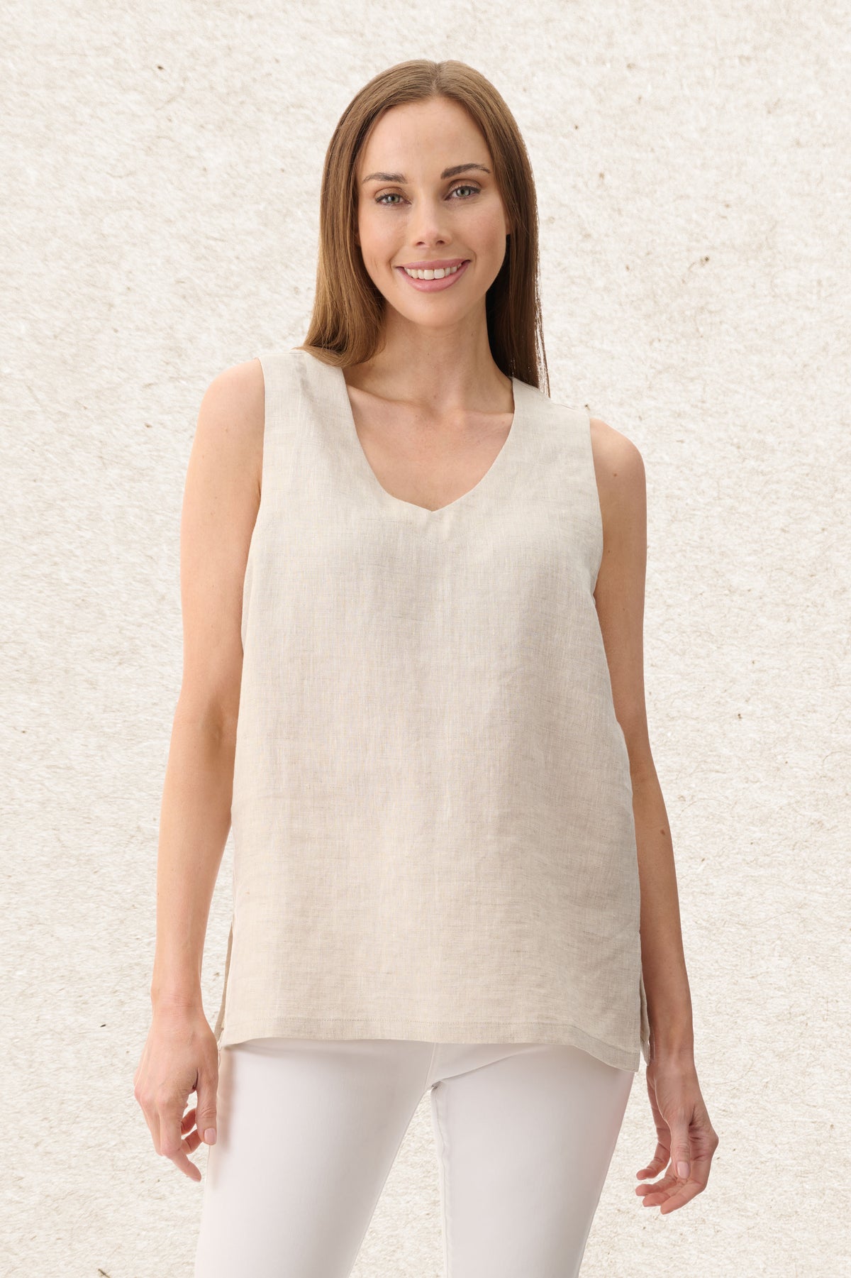 6AL111 - Linen shell top