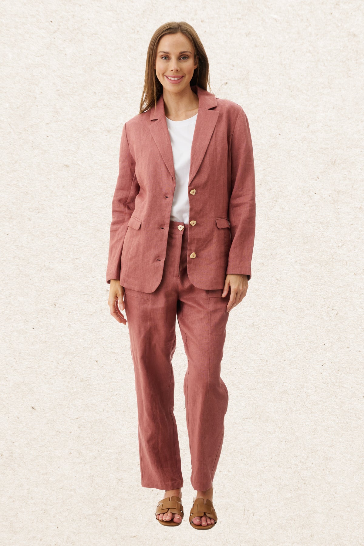 6AL36 - Linen blaser