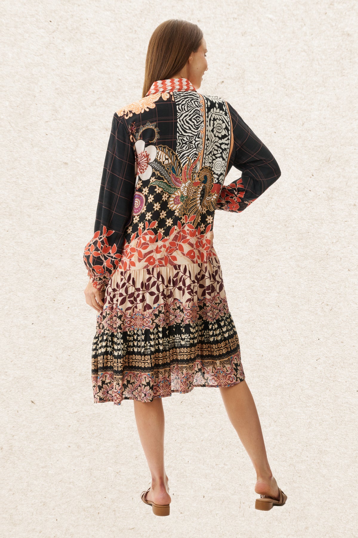 6AR23H - Hamilton collared dress