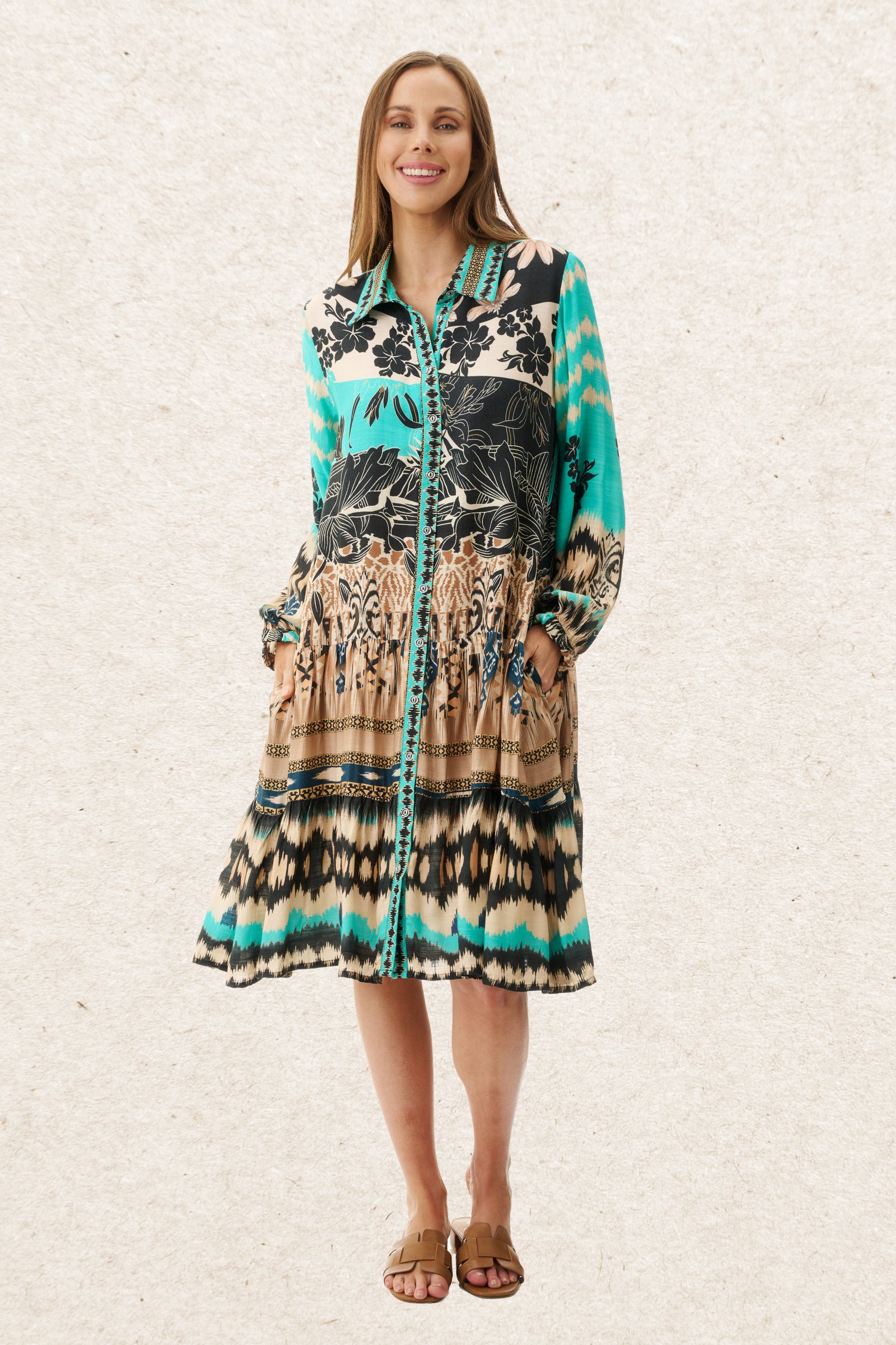 6AR23S - Simpson collared dress