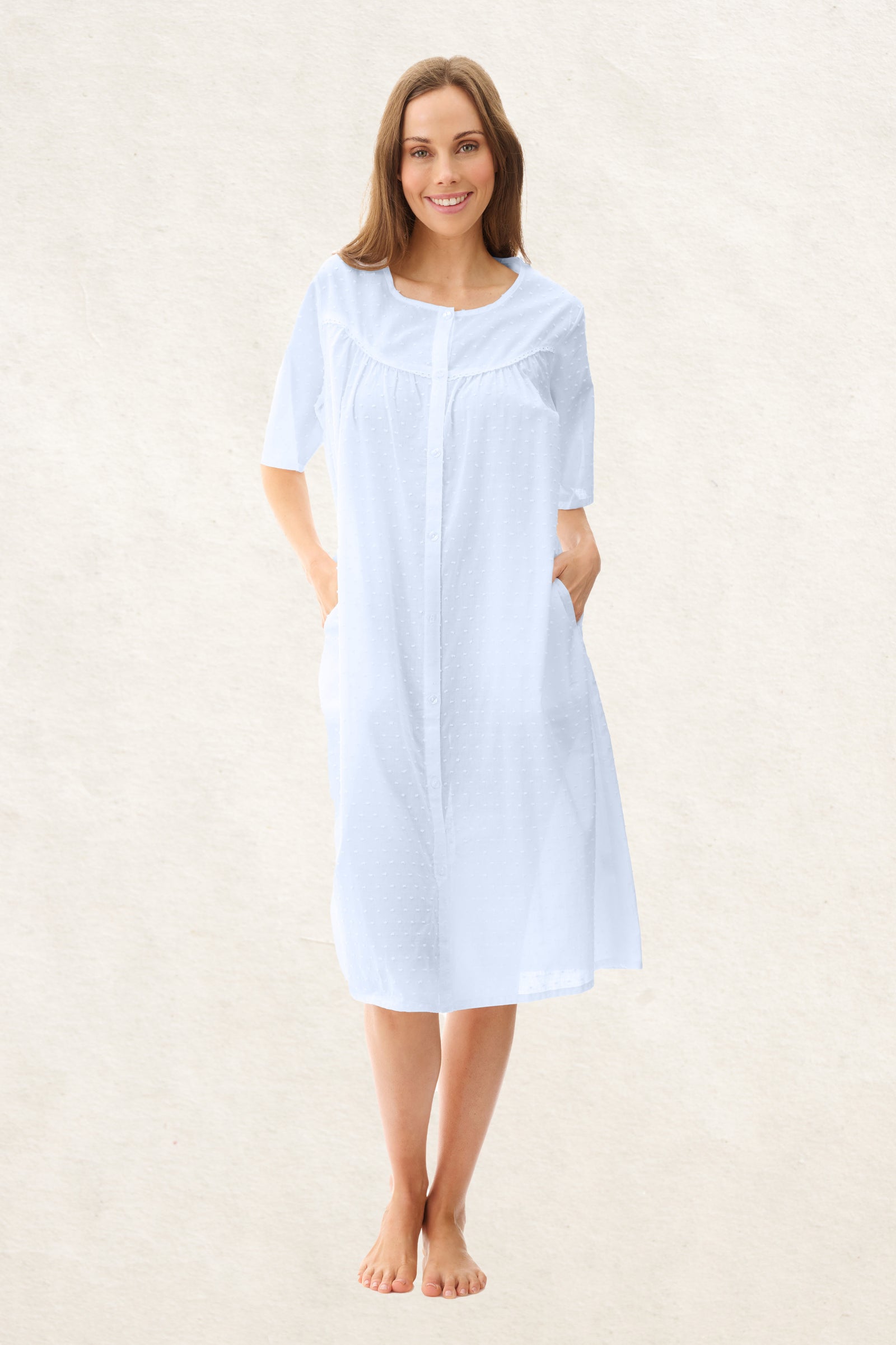 6AS79 - Dobby Brunchcoat