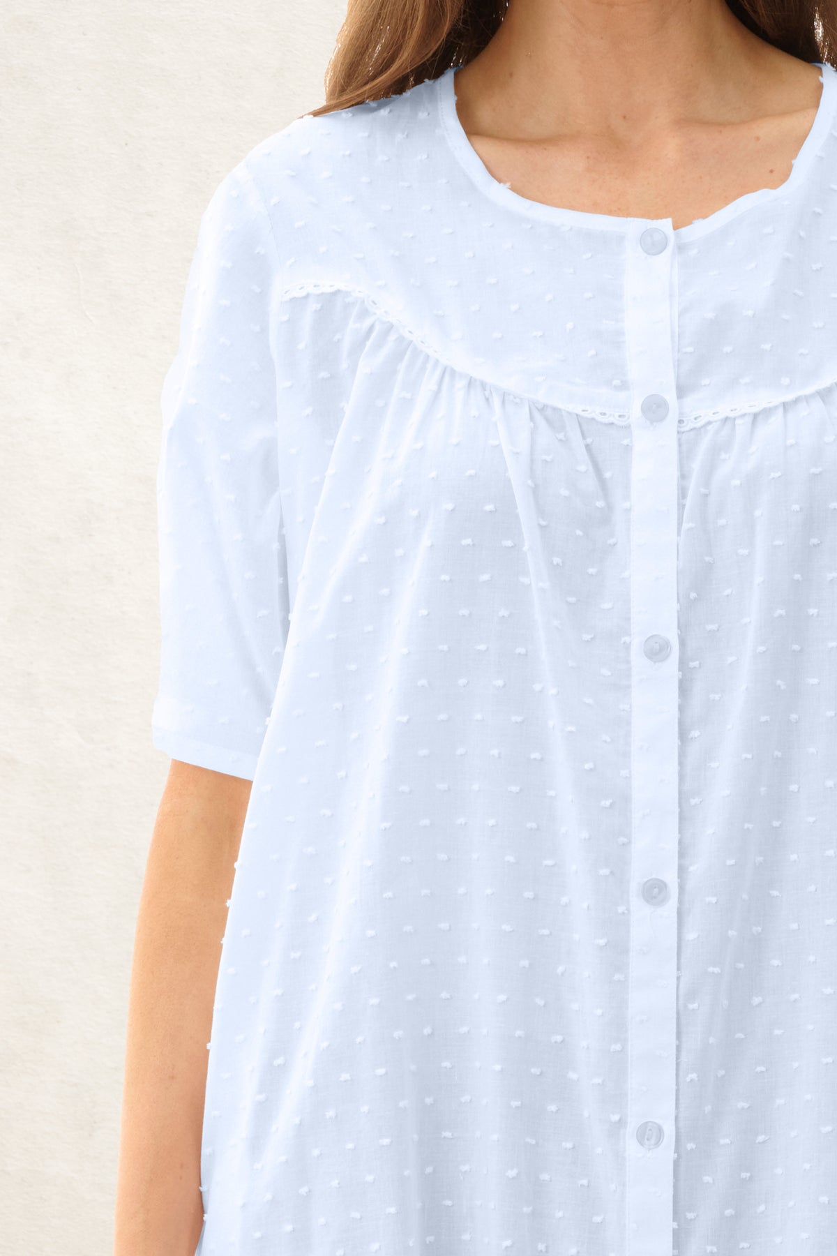 6AS79 - Dobby Brunchcoat