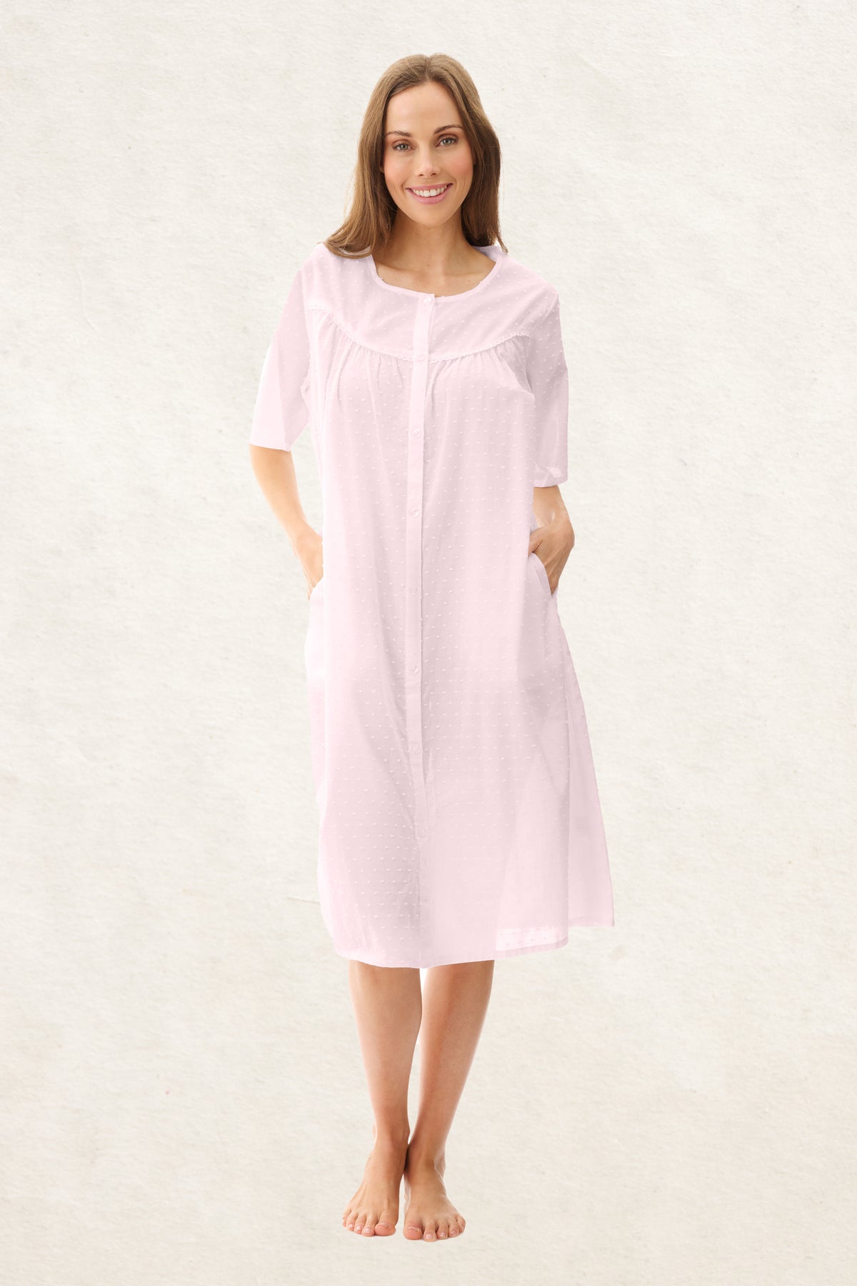 6AS79 - Dobby Brunchcoat