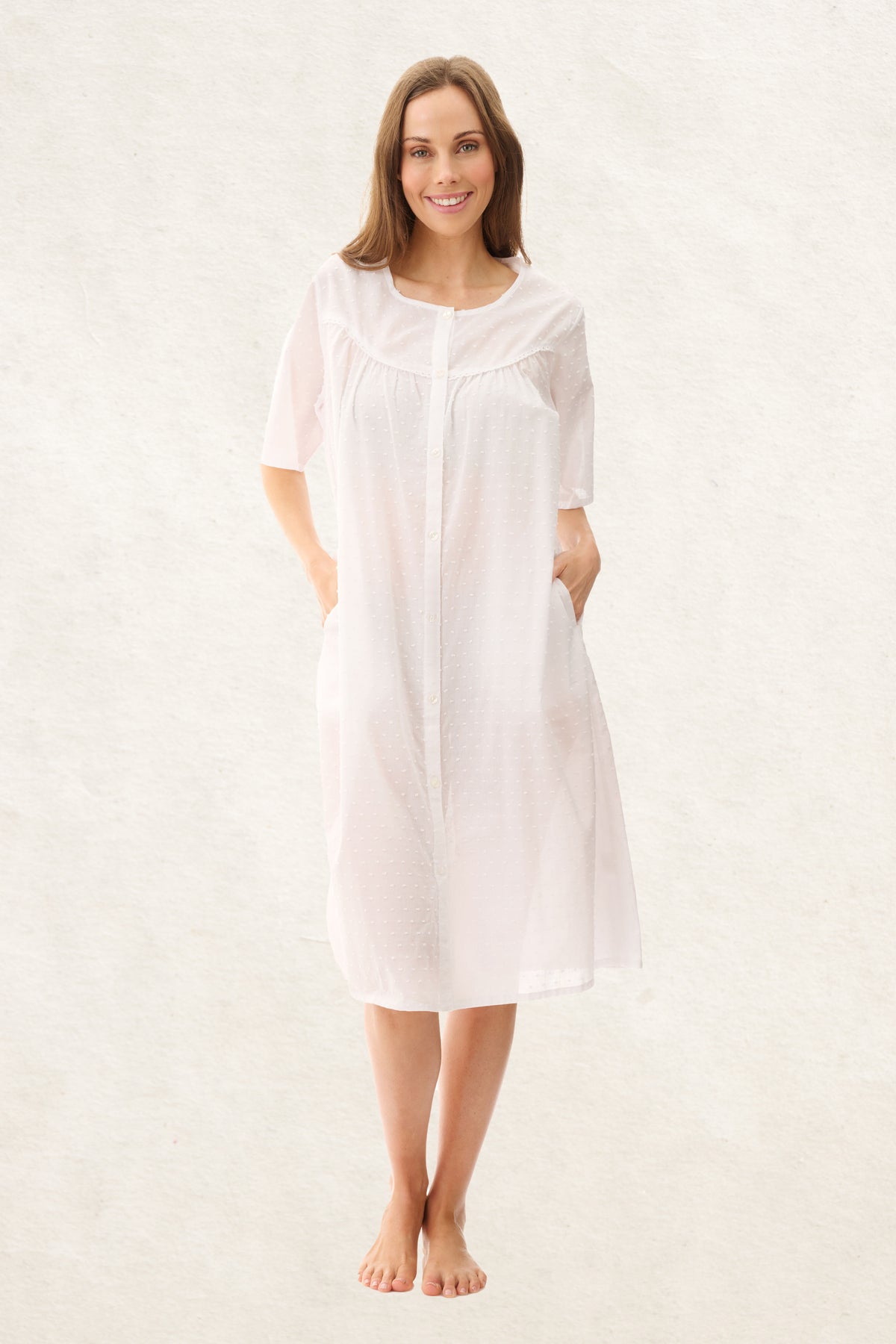 6AS79 - Dobby Brunchcoat