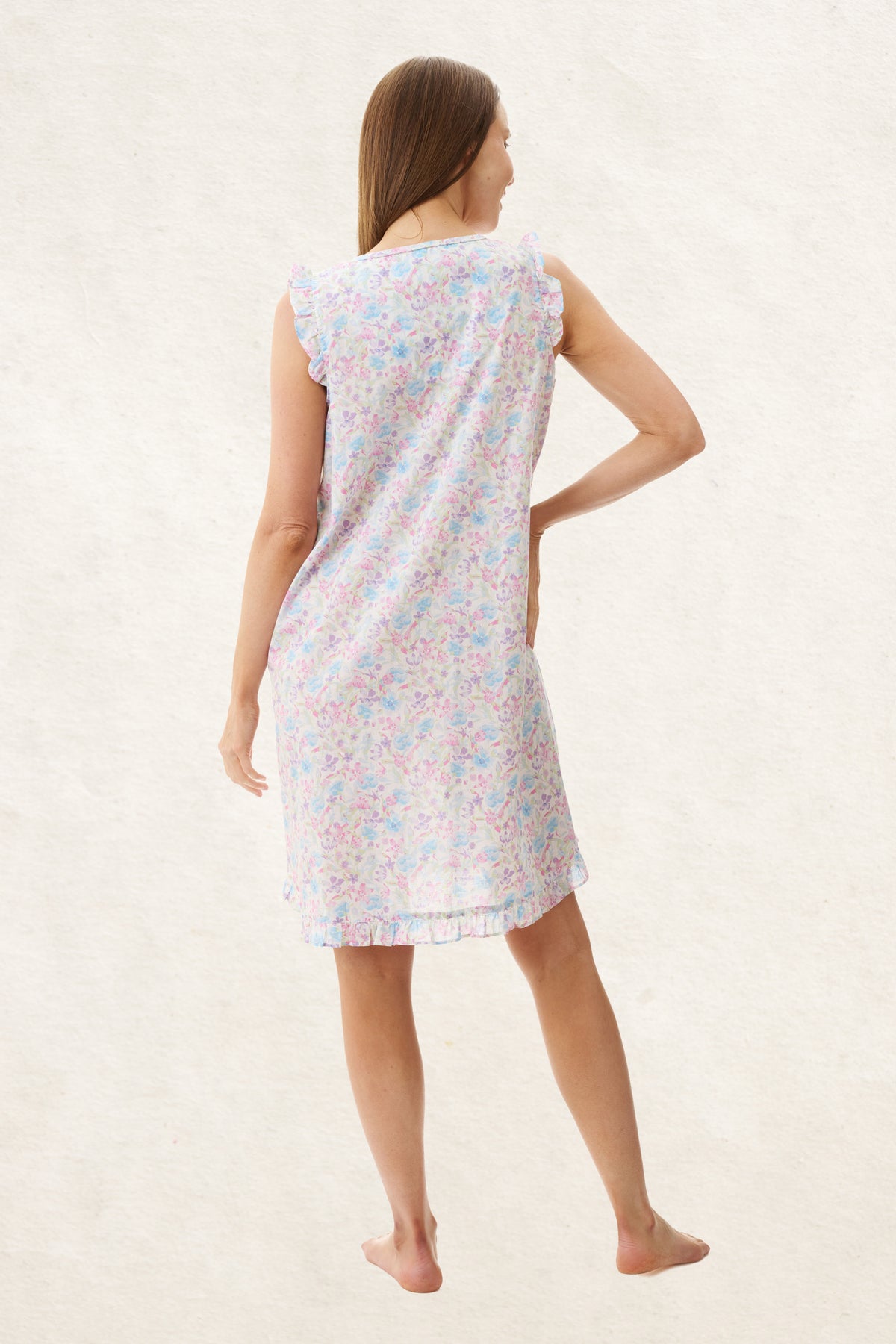 6BV14F - Faye Sleeveless Short Nightie