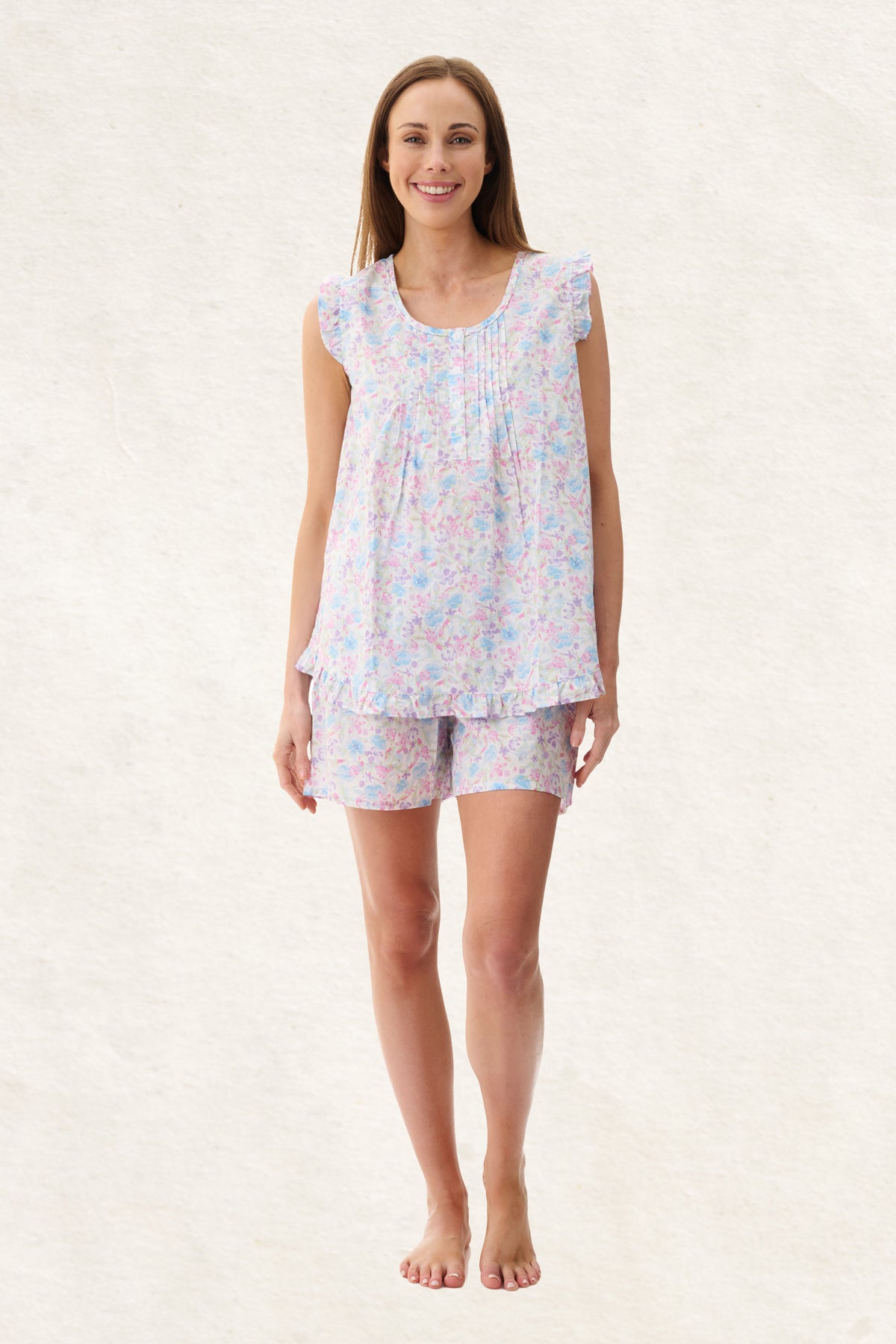 6BV17F - Faye Sleeveless Short Pyjama