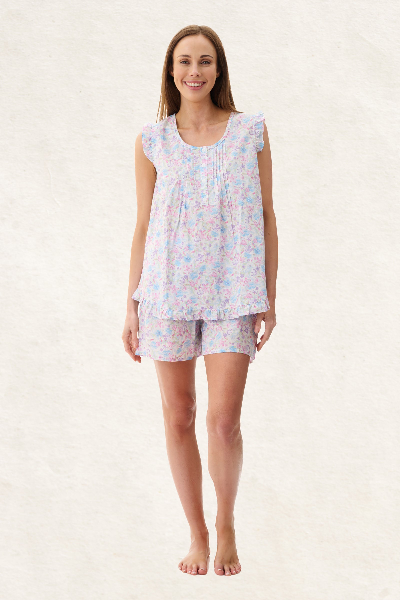 6BV17F - Faye Sleeveless Short Pyjama