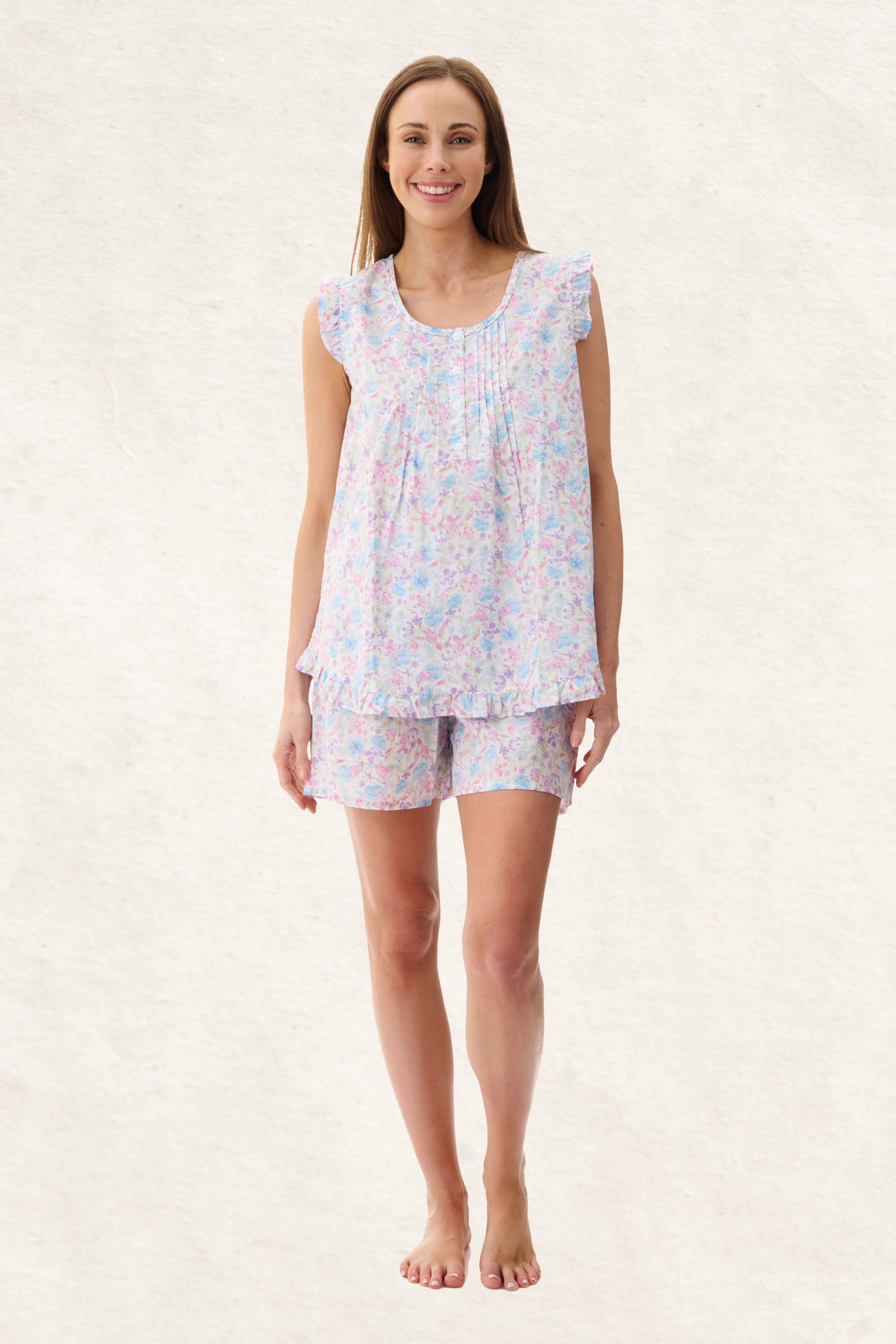 6BV17F - Faye Sleeveless Short Pyjama