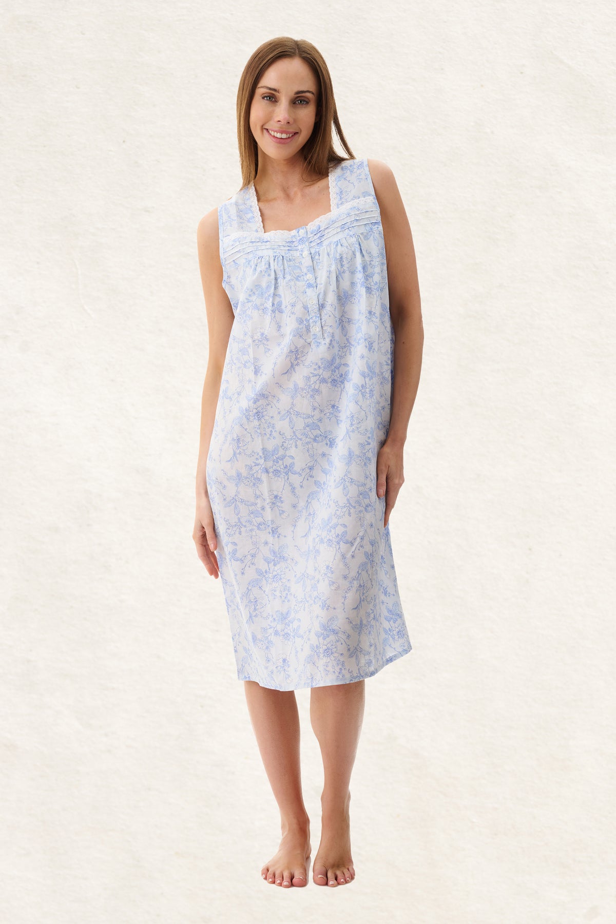 6BV30E - Eliza Sleeveless Short Nightie