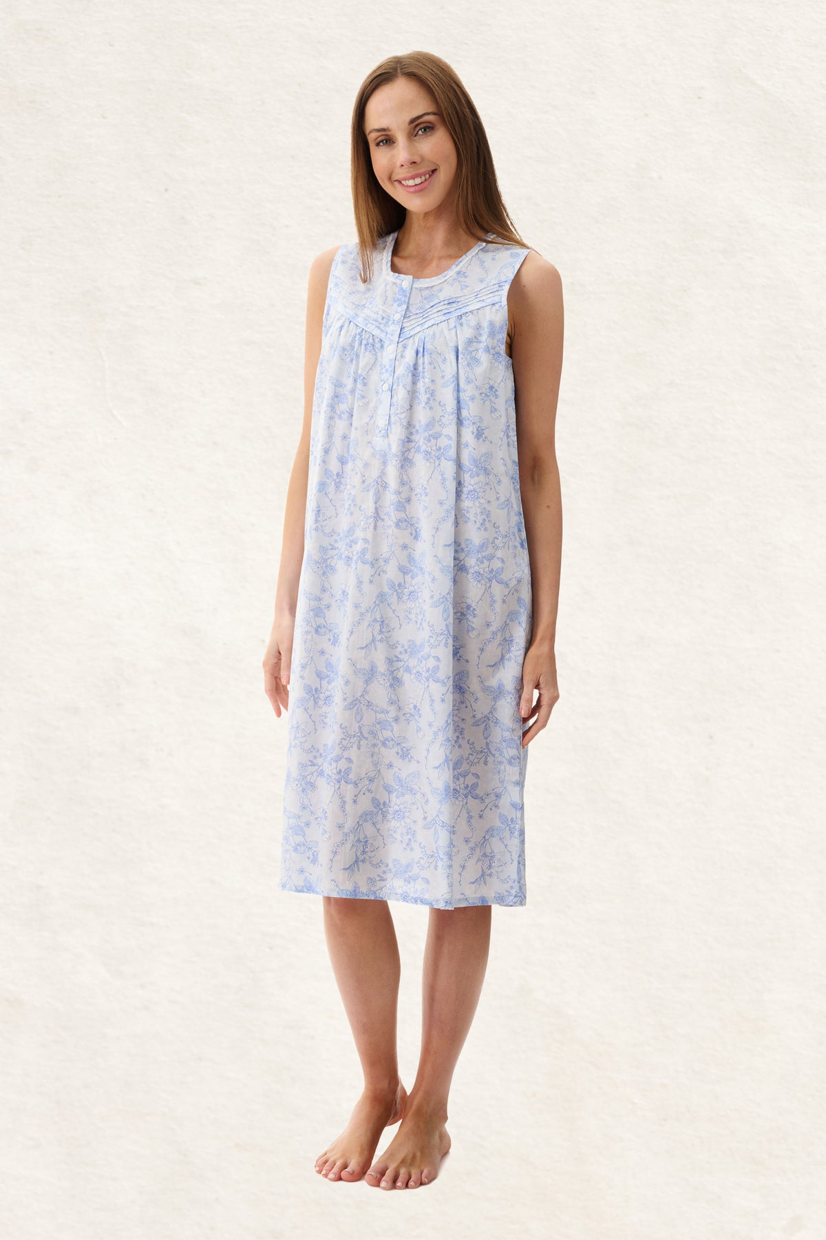 6BV36E - Eliza Sleeveless Short Nightie