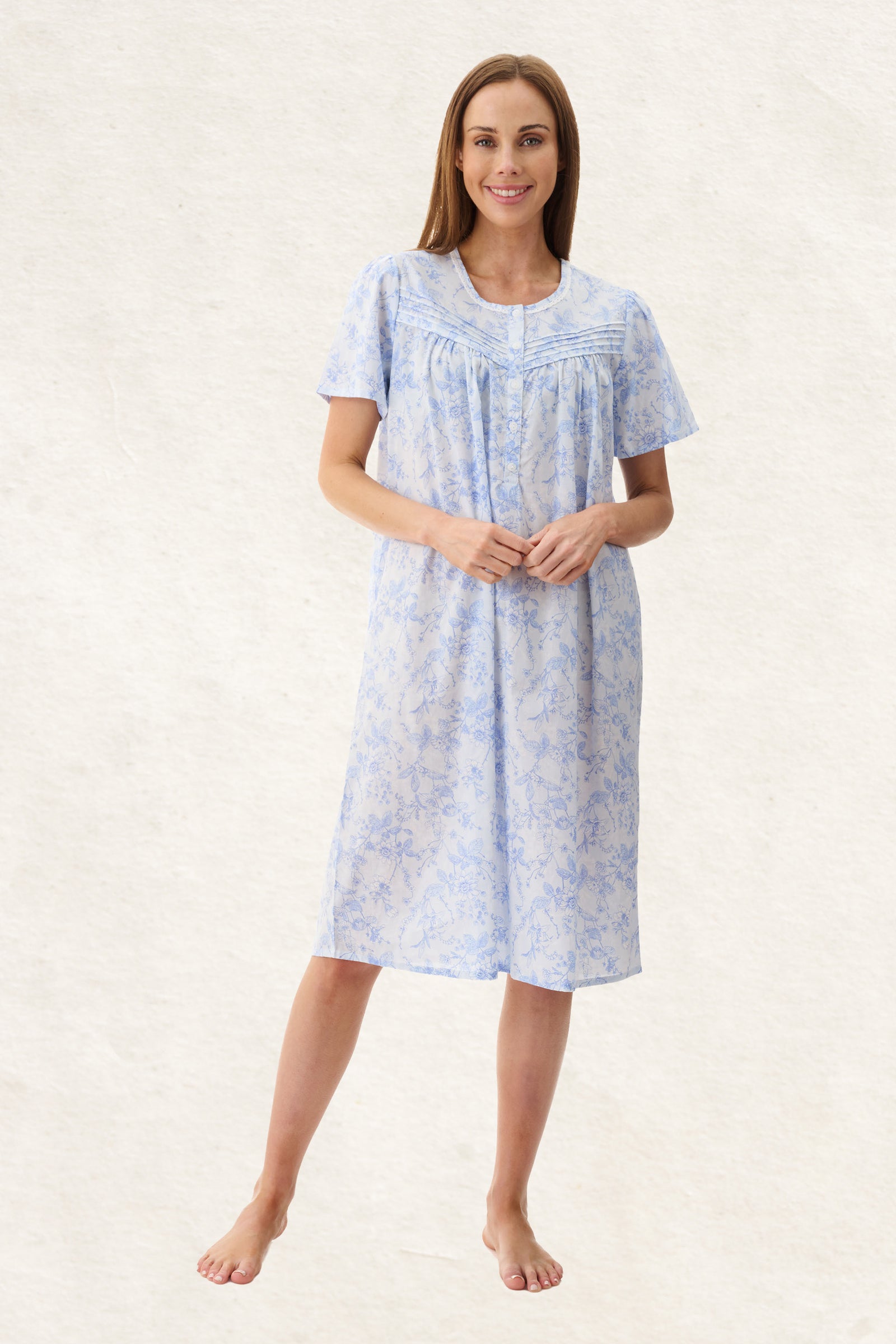 6BV37E - Eliza Short Sleeve Short Nightie