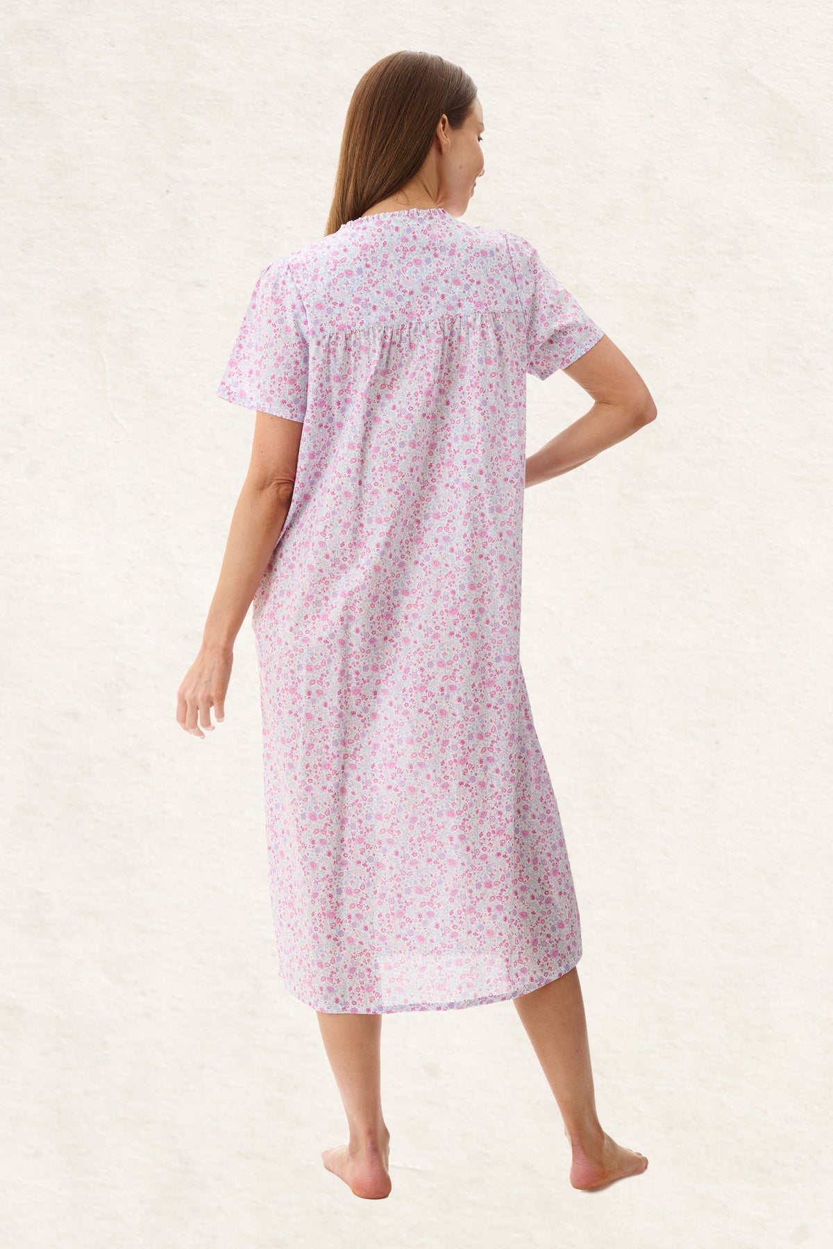 6BV39B - Brodie Short Sleeve Mid Nightie