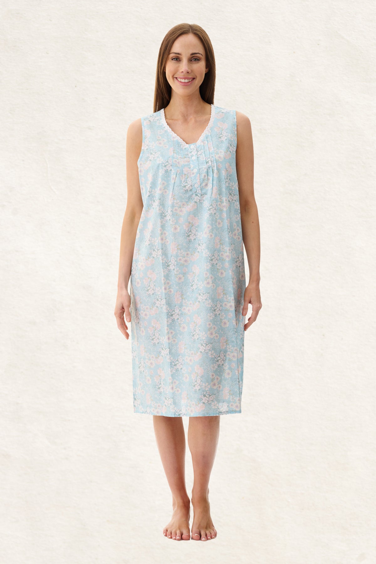 6BV85C - Cora Sleeveless Short Nightie