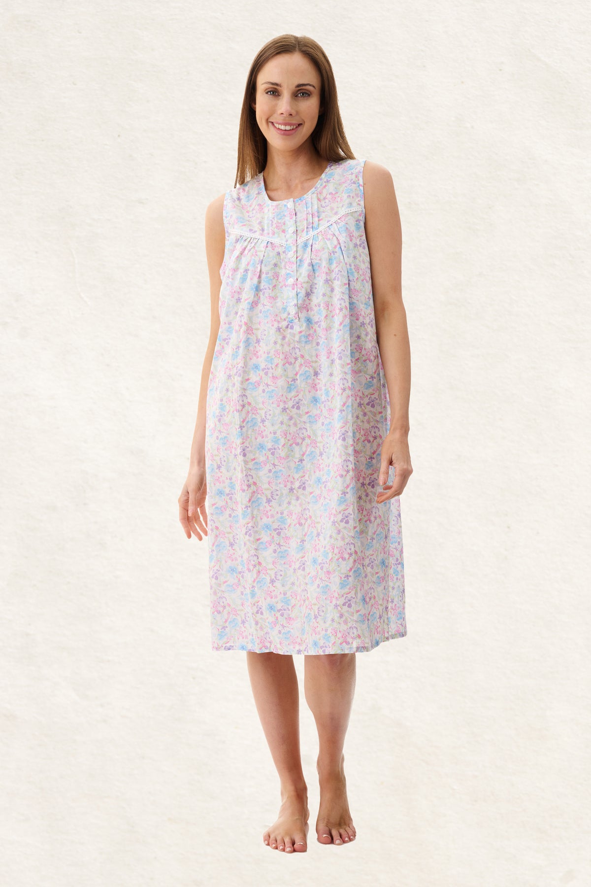 6BV94F - Faye Sleeveless Short Nightie