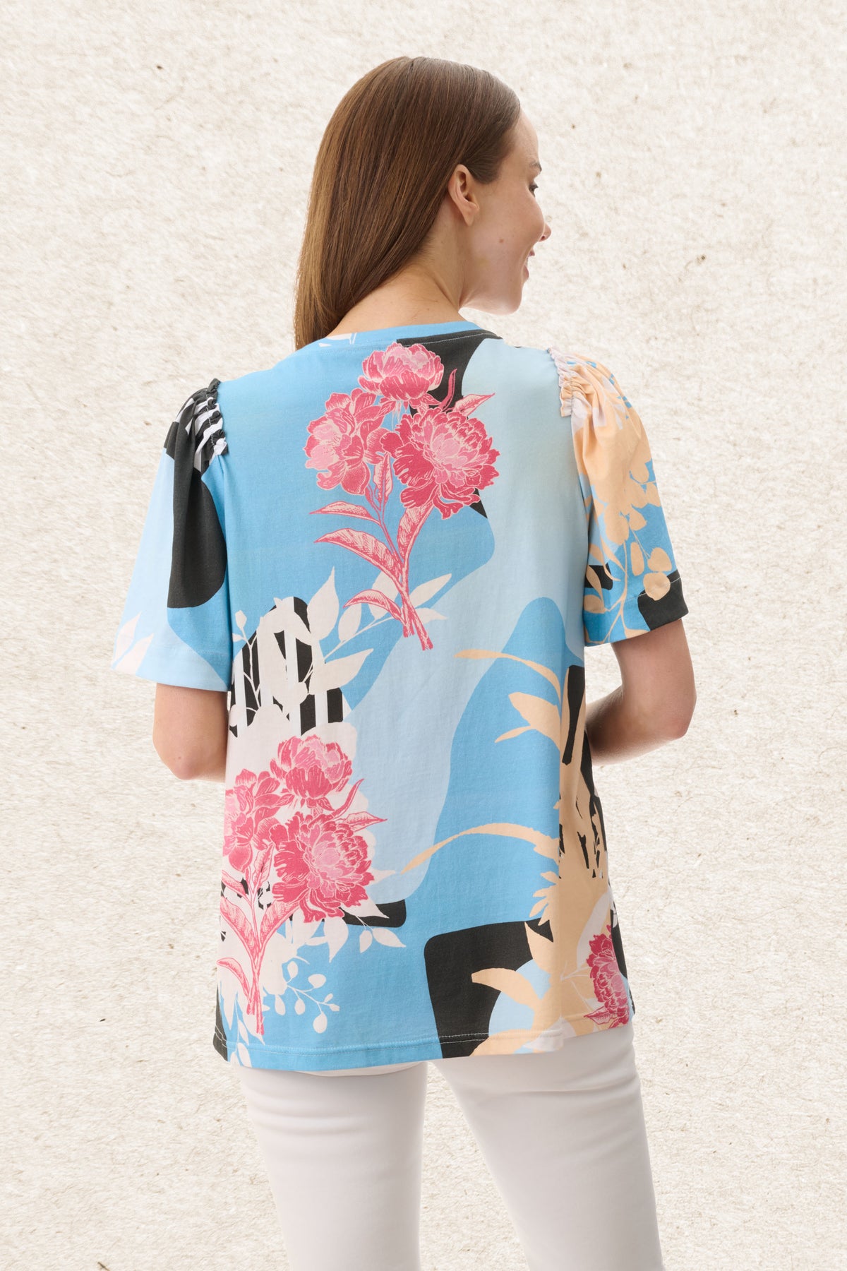 6CB03K - King flouce sleeve t-shirt