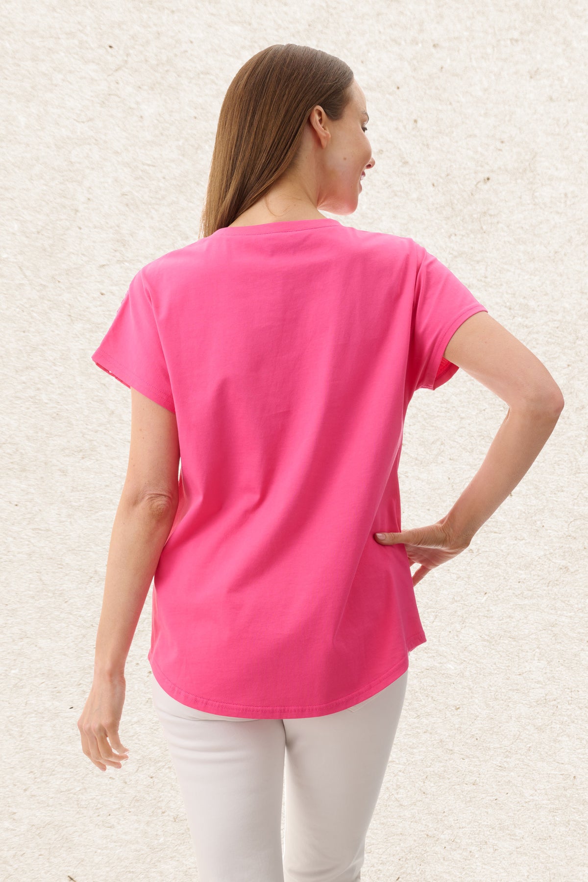6CB04 - Extended sleeve t-shirt