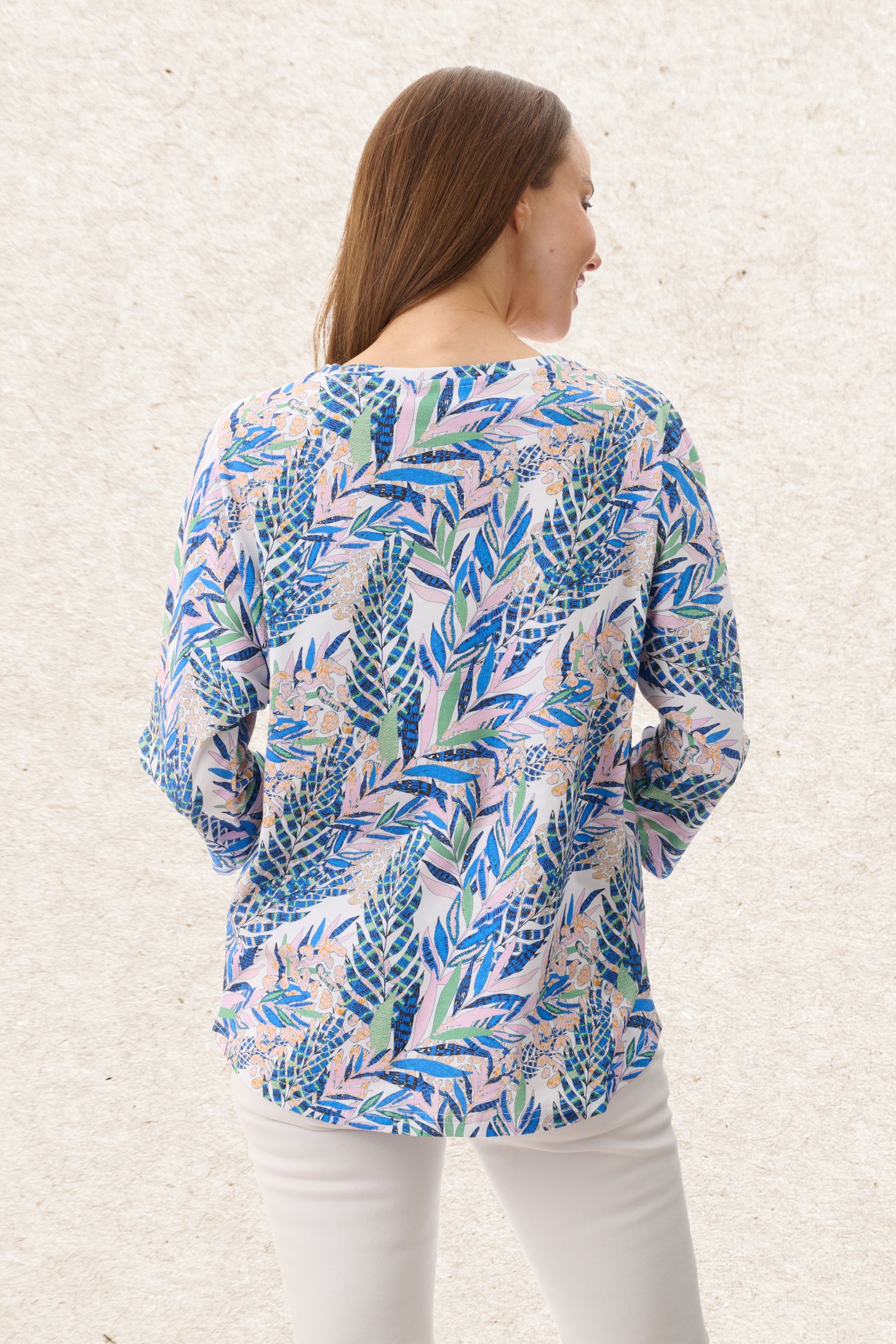 6CB73M - Musk 3/4 sleeve top