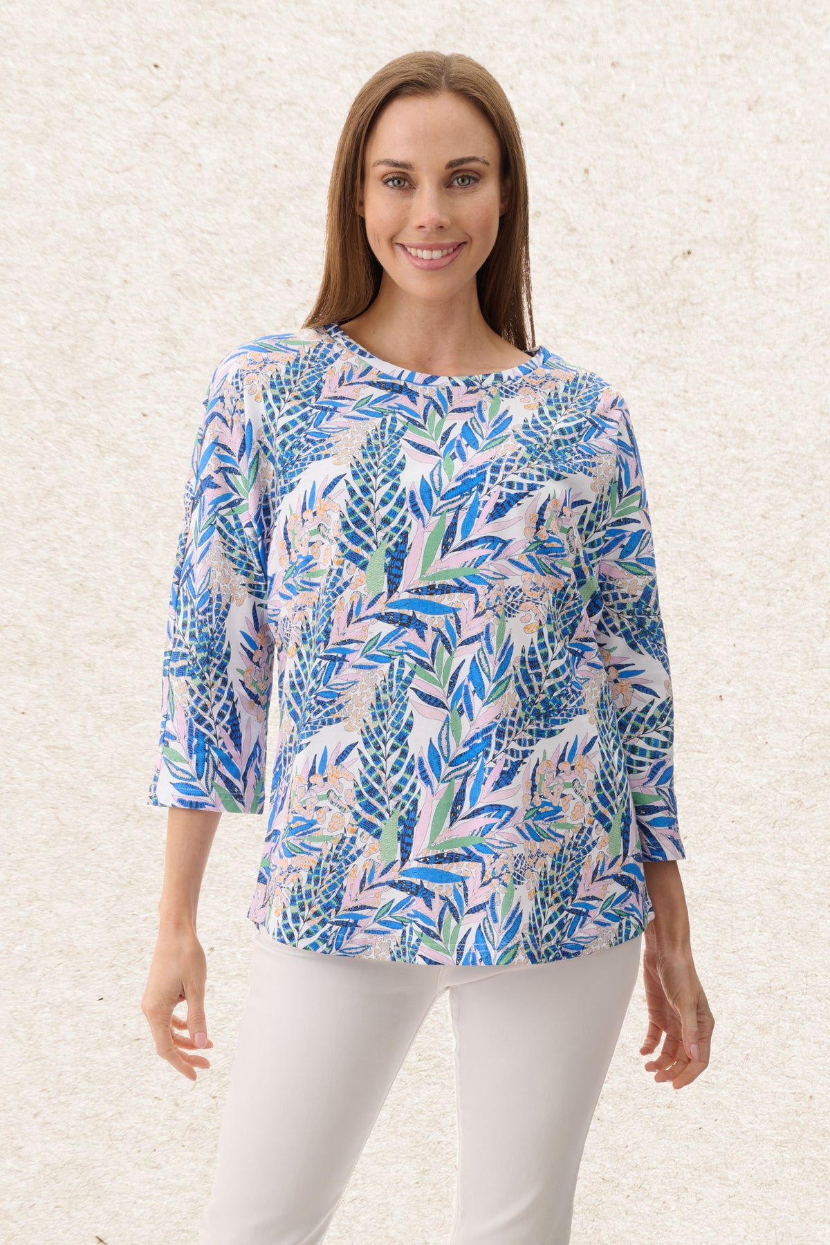 6CB73M - Musk 3/4 sleeve top