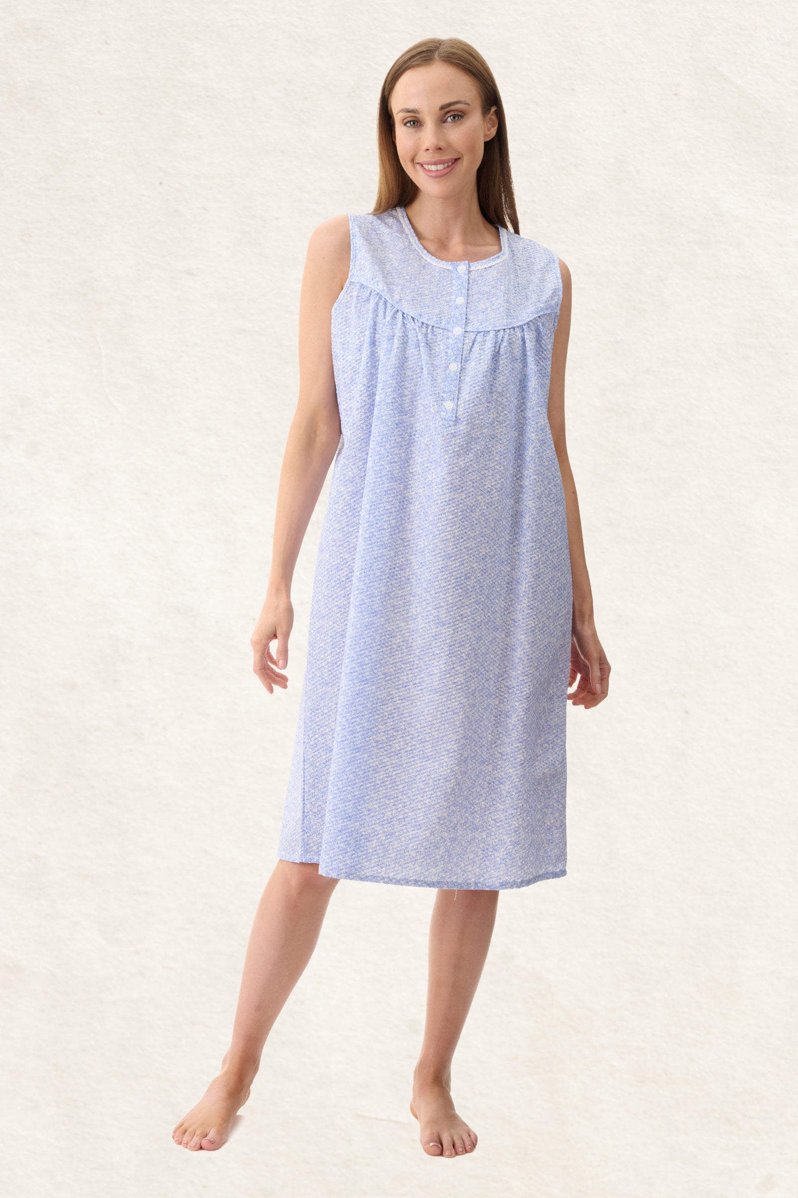 6CU06H - Hilda Sleeveless Short Nightie