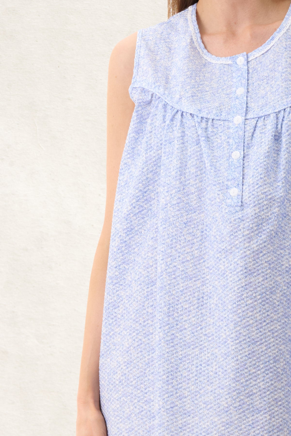 6CU06H - Hilda Sleeveless Short Nightie