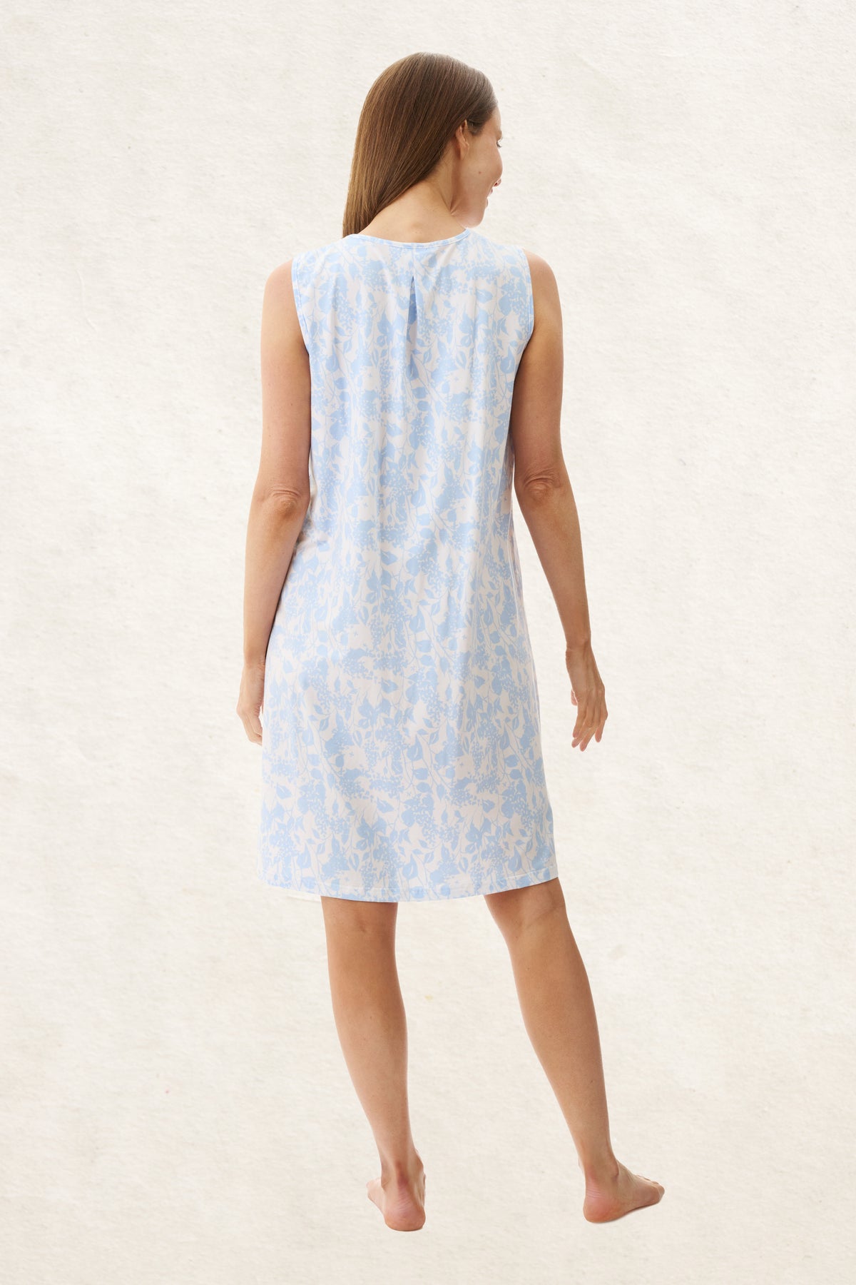 6LB78G - Ginger Sleeveless Short Nightie