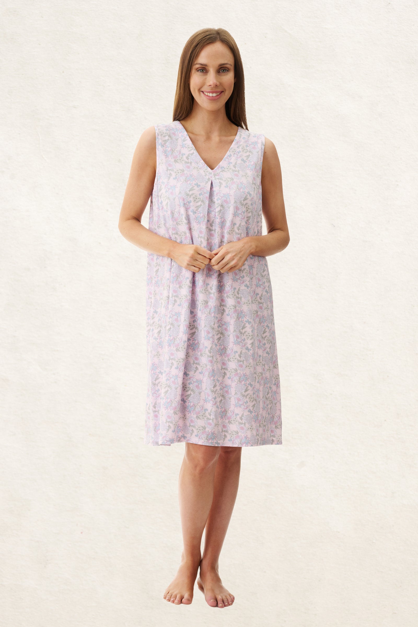 6LB78H - Hope Sleeveless Short Nightie