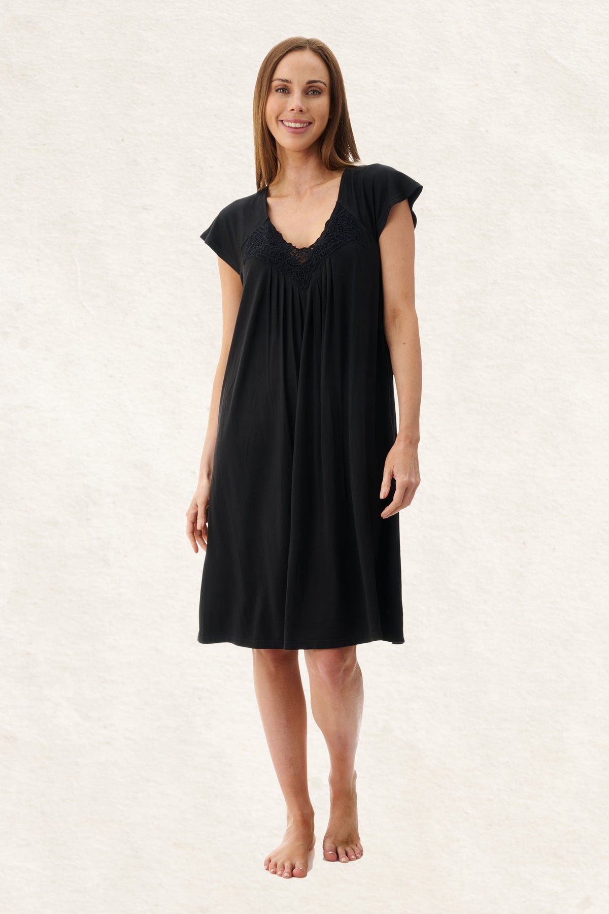 6LE67 - Short Sleeve Short Nightie